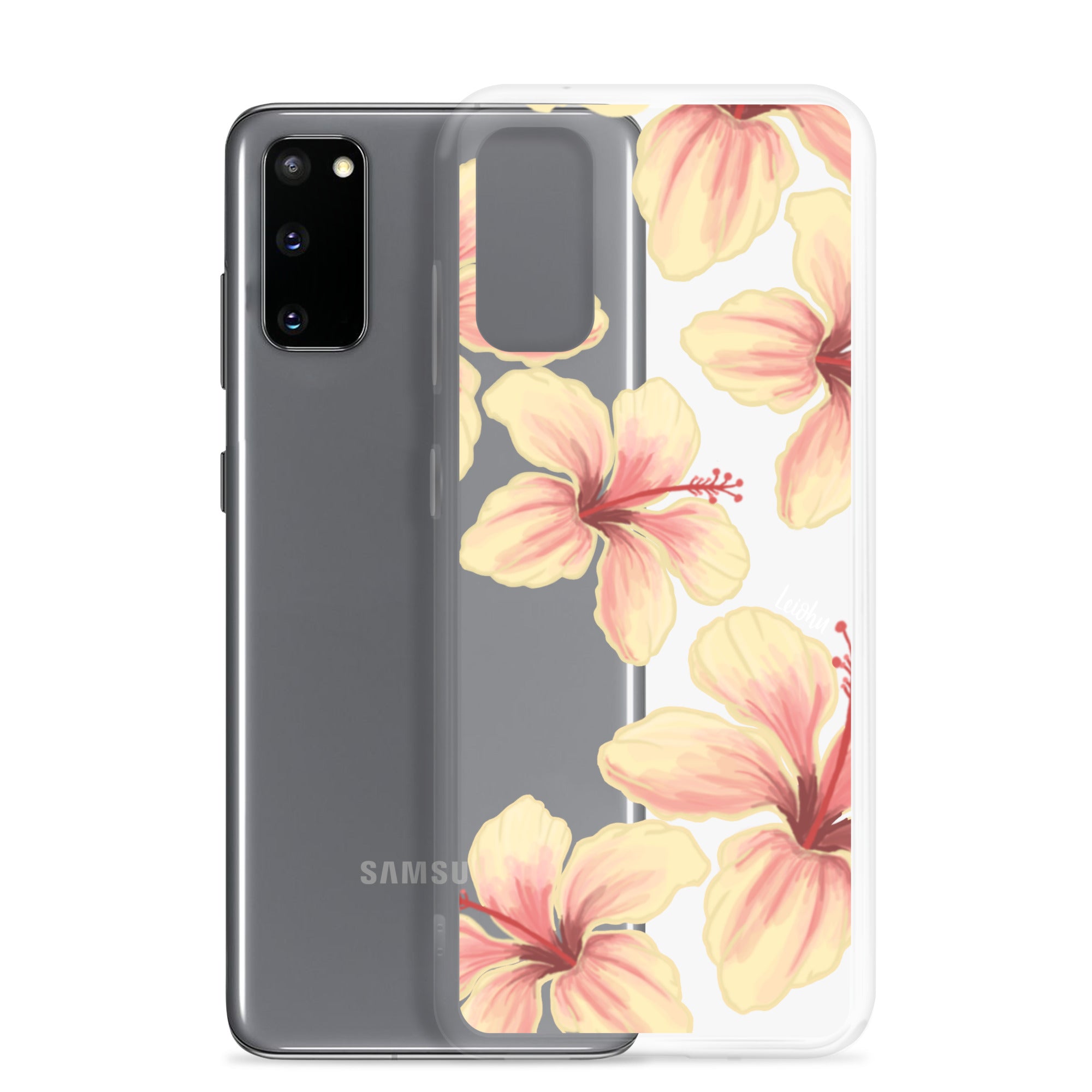 Hibiscus - Clear Case for Samsung® - LEIOHU DESIGNS