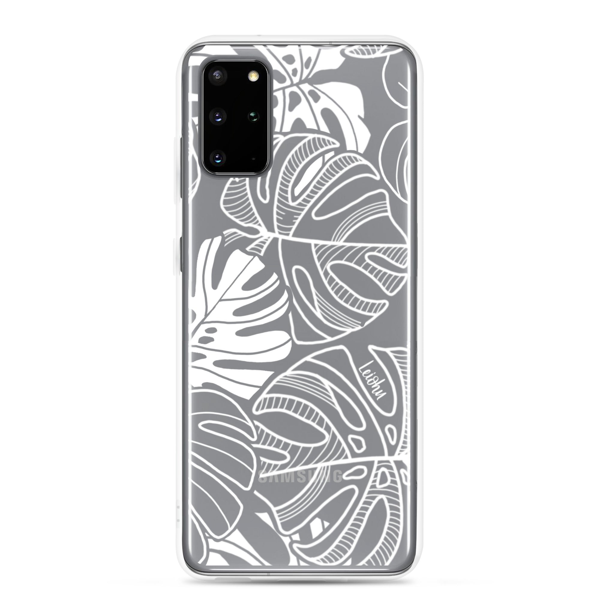 Monstera Dream - Clear Case for Samsung® - LEIOHU DESIGNS