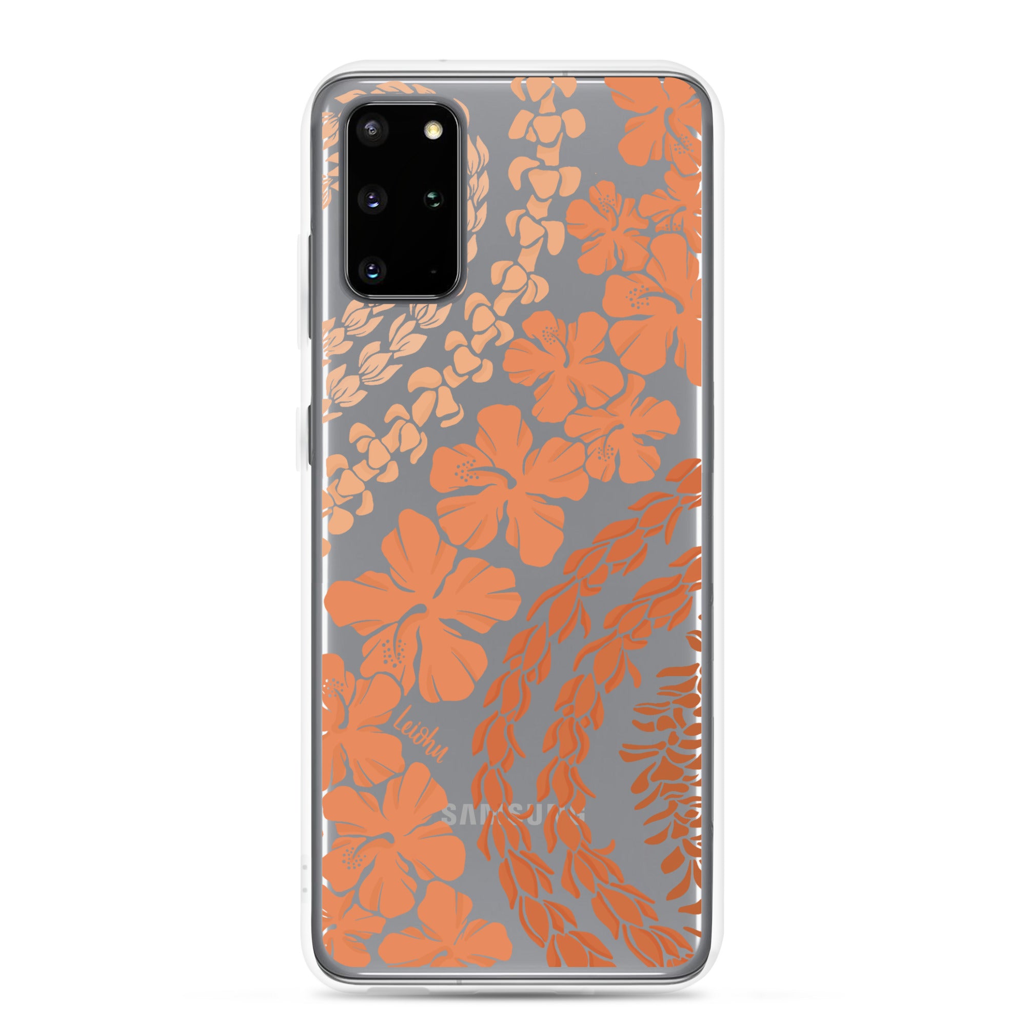 Groovy Lei - Warm - Clear Case for Samsung® - LEIOHU DESIGNS