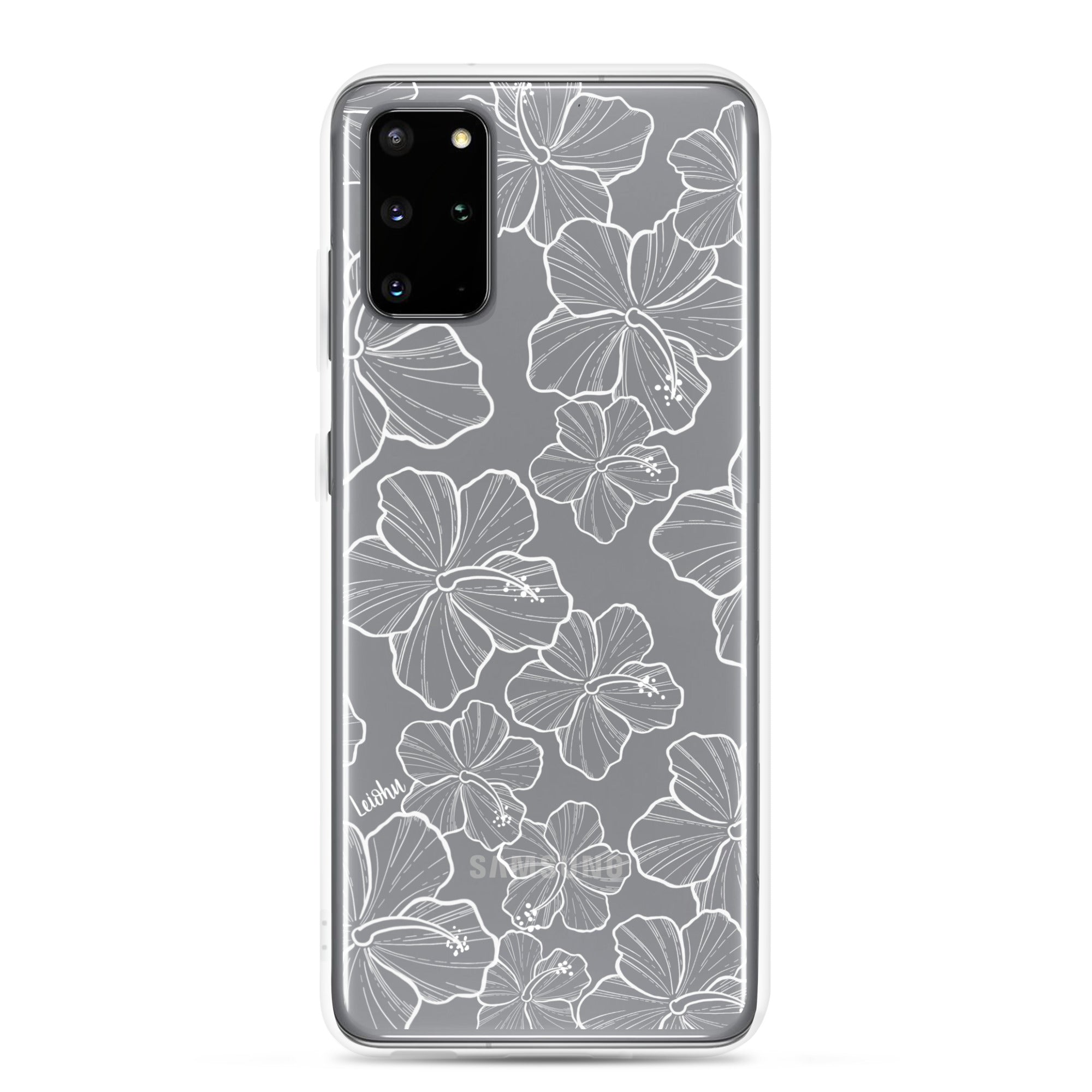 Hibiscus - Clear Case for Samsung® - LEIOHU DESIGNS