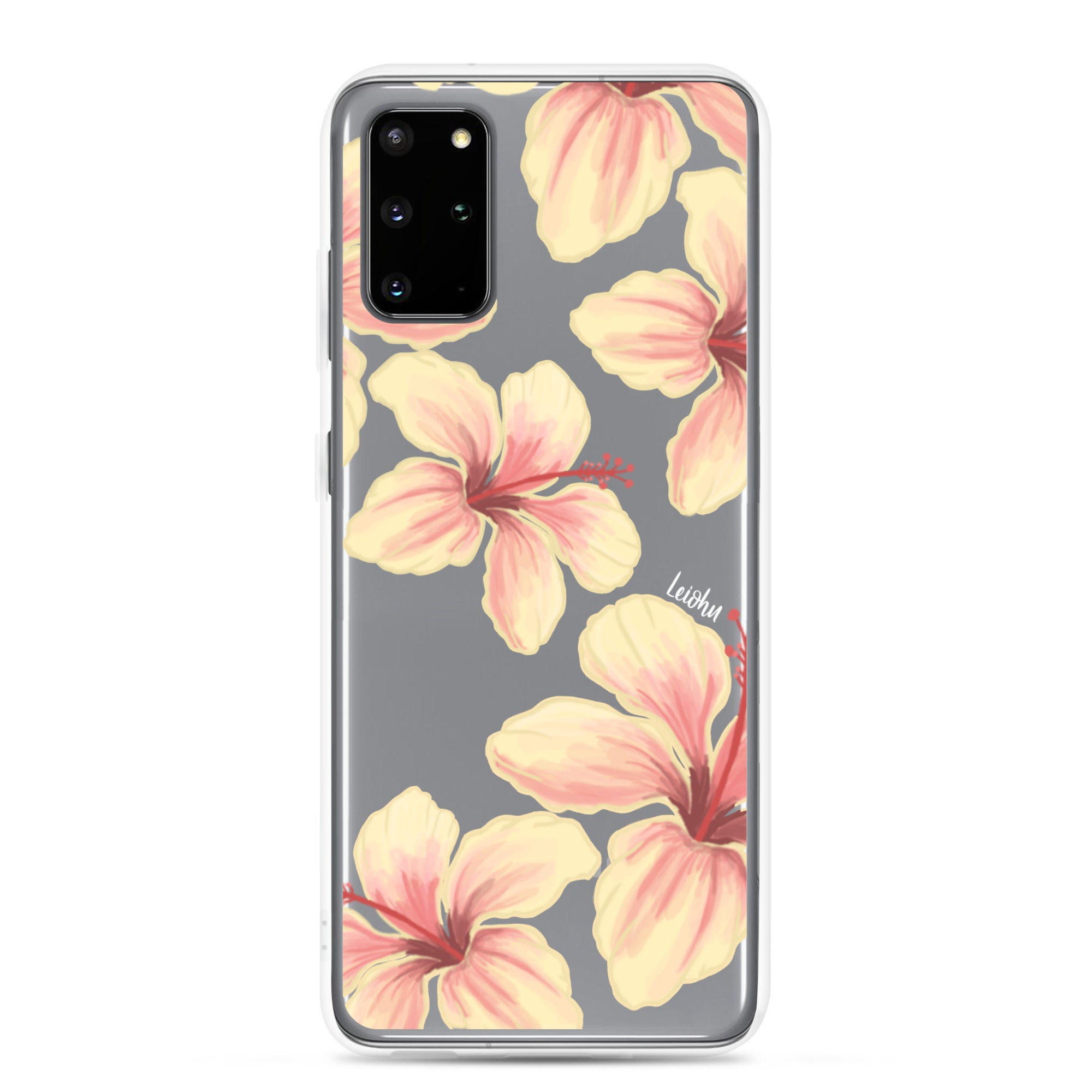 Hibiscus - Clear Case for Samsung® - LEIOHU DESIGNS