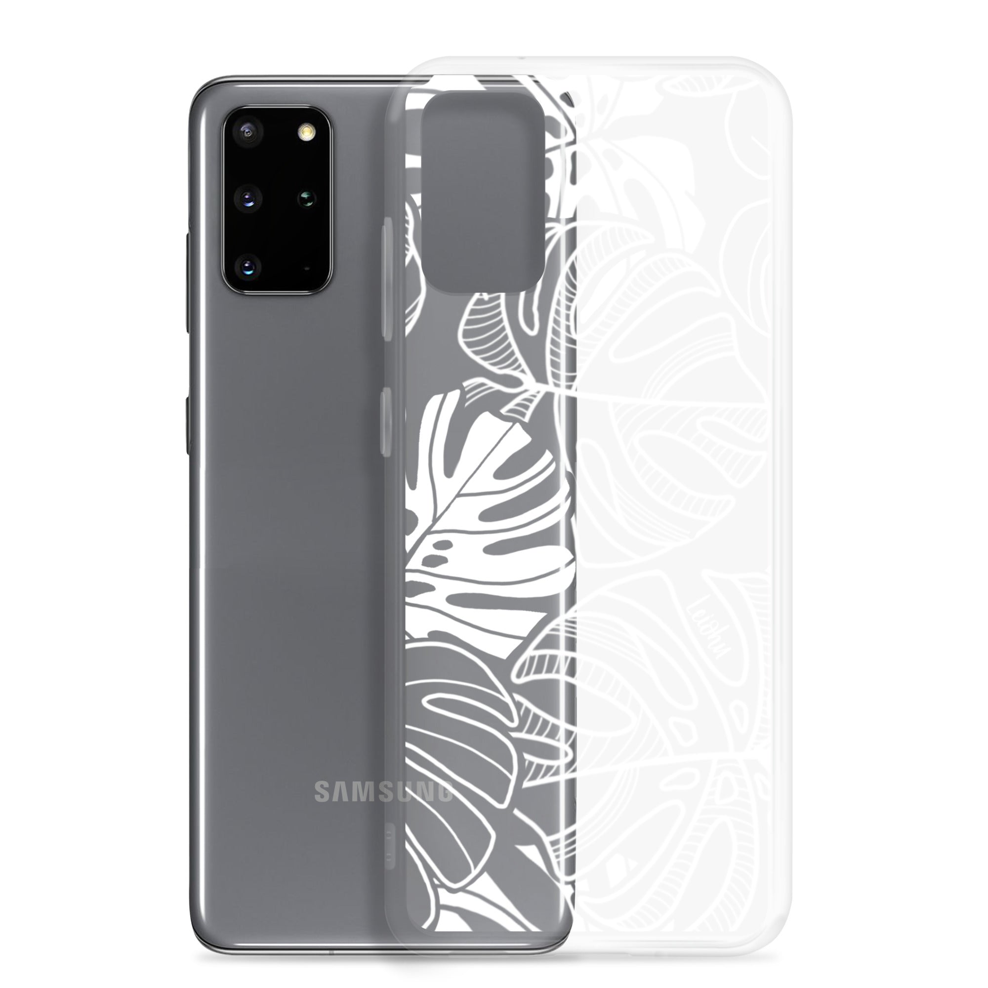 Monstera Dream - Clear Case for Samsung® - LEIOHU DESIGNS