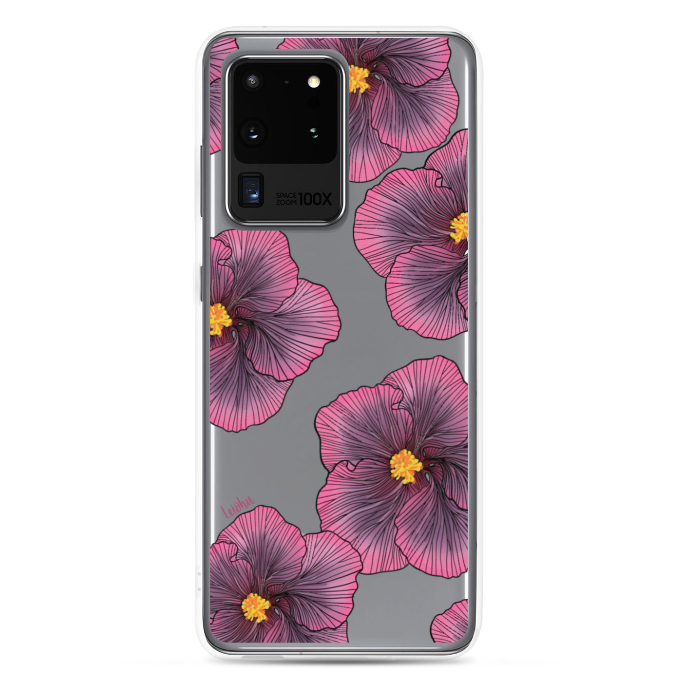 Sunset Hibiscus - Clear Case for Samsung®