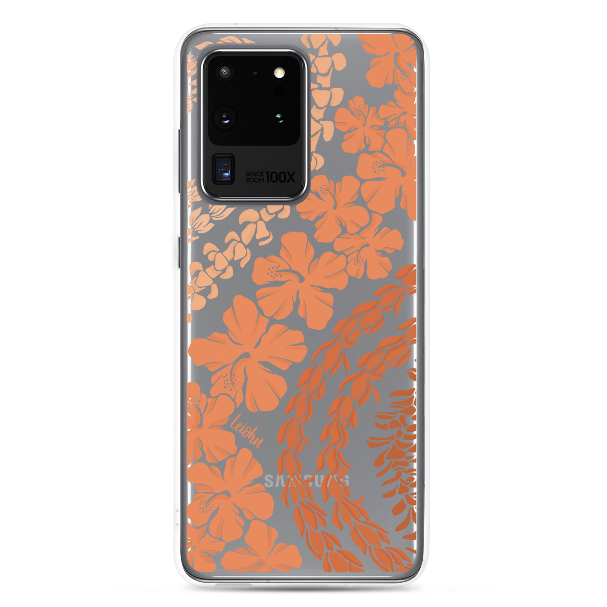 Groovy Lei - Warm - Clear Case for Samsung® - LEIOHU DESIGNS