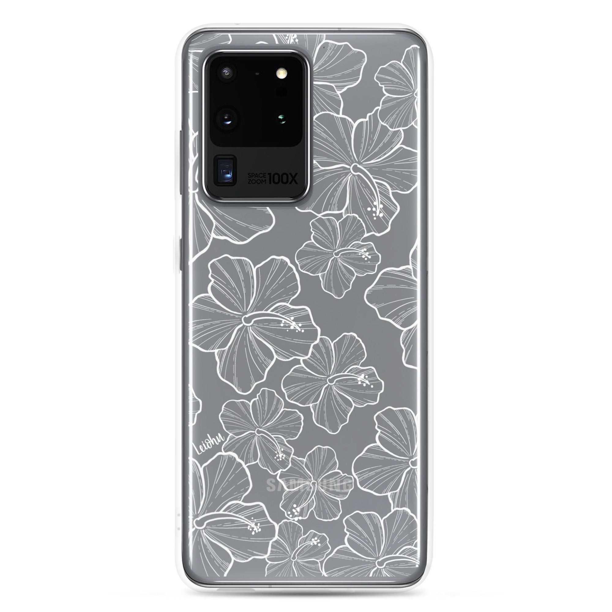 Hibiscus - Clear Case for Samsung® - LEIOHU DESIGNS