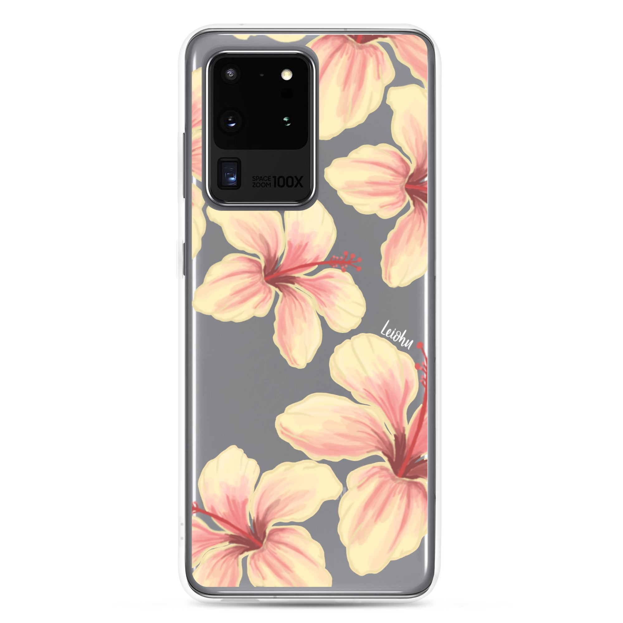 Hibiscus - Clear Case for Samsung® - LEIOHU DESIGNS