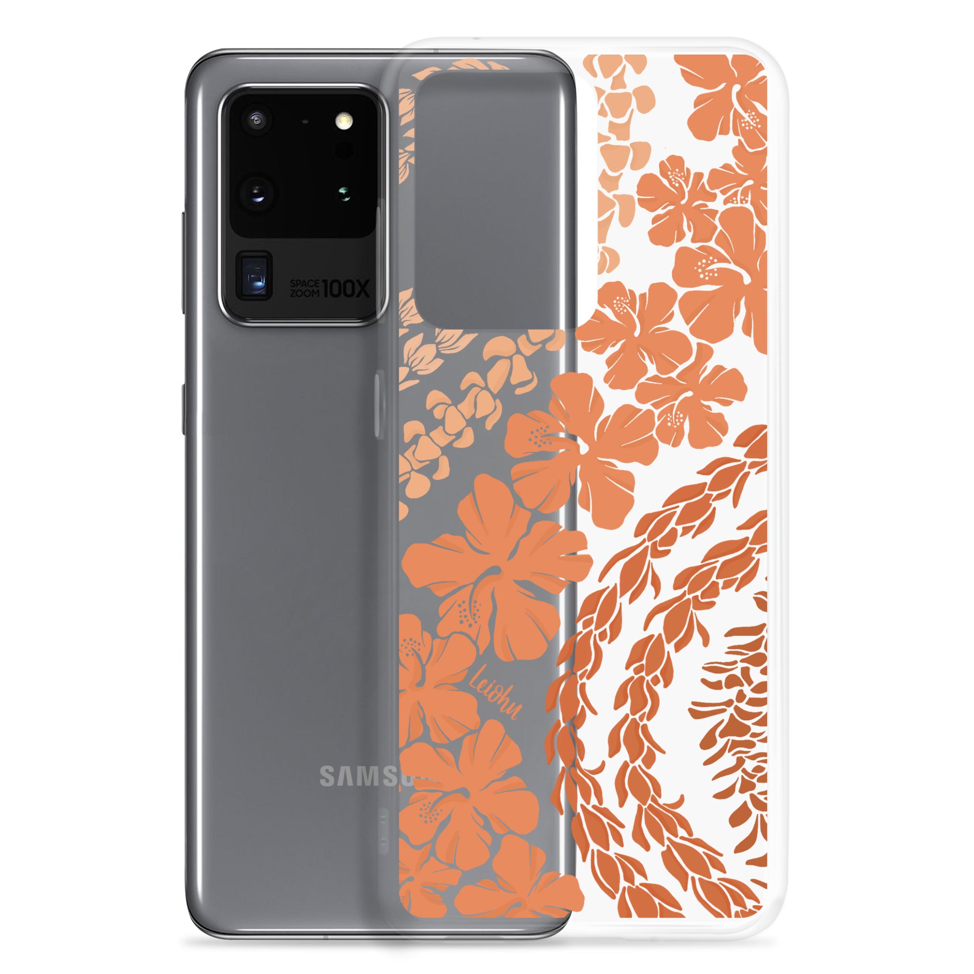 Groovy Lei - Warm - Clear Case for Samsung® - LEIOHU DESIGNS