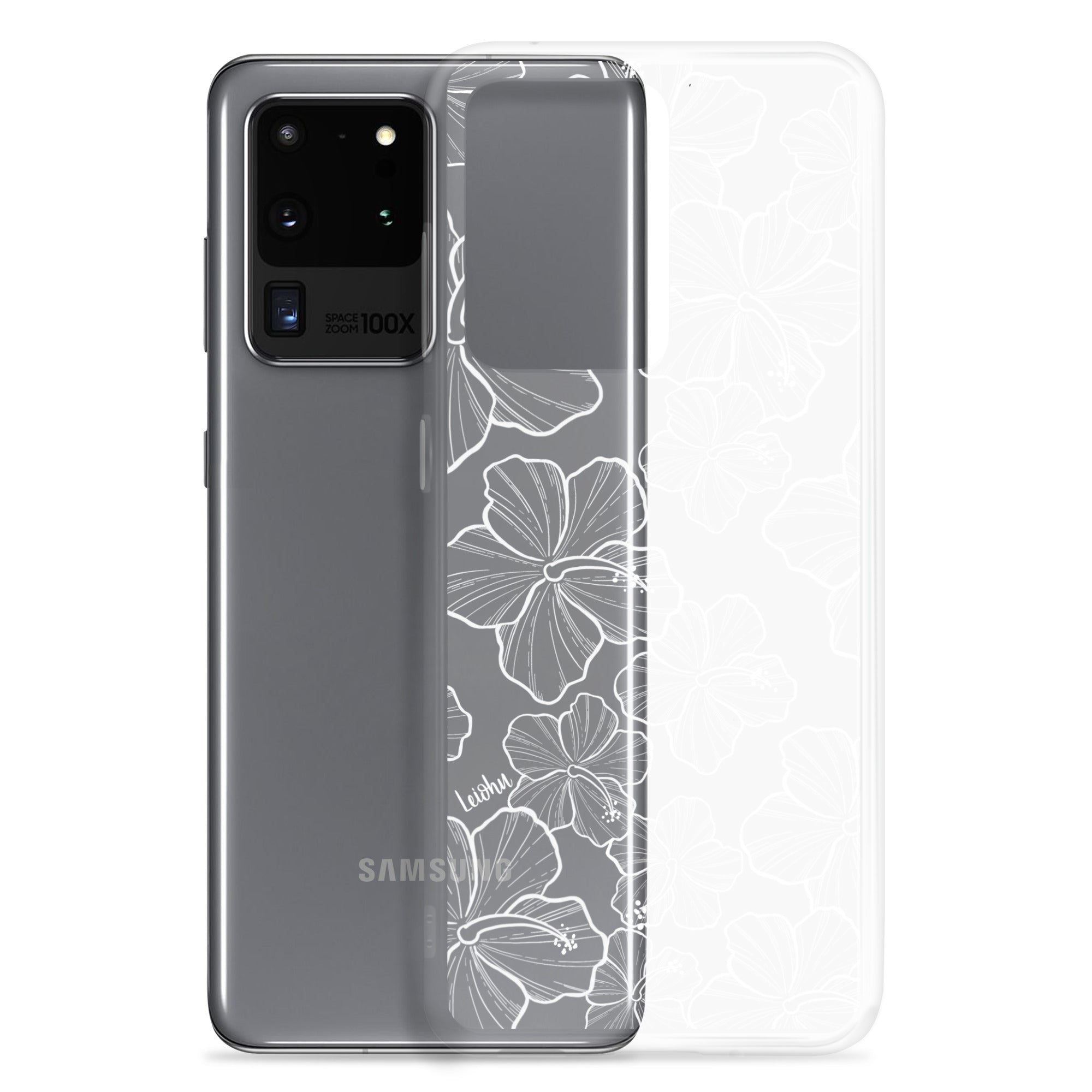 Hibiscus - Clear Case for Samsung® - LEIOHU DESIGNS