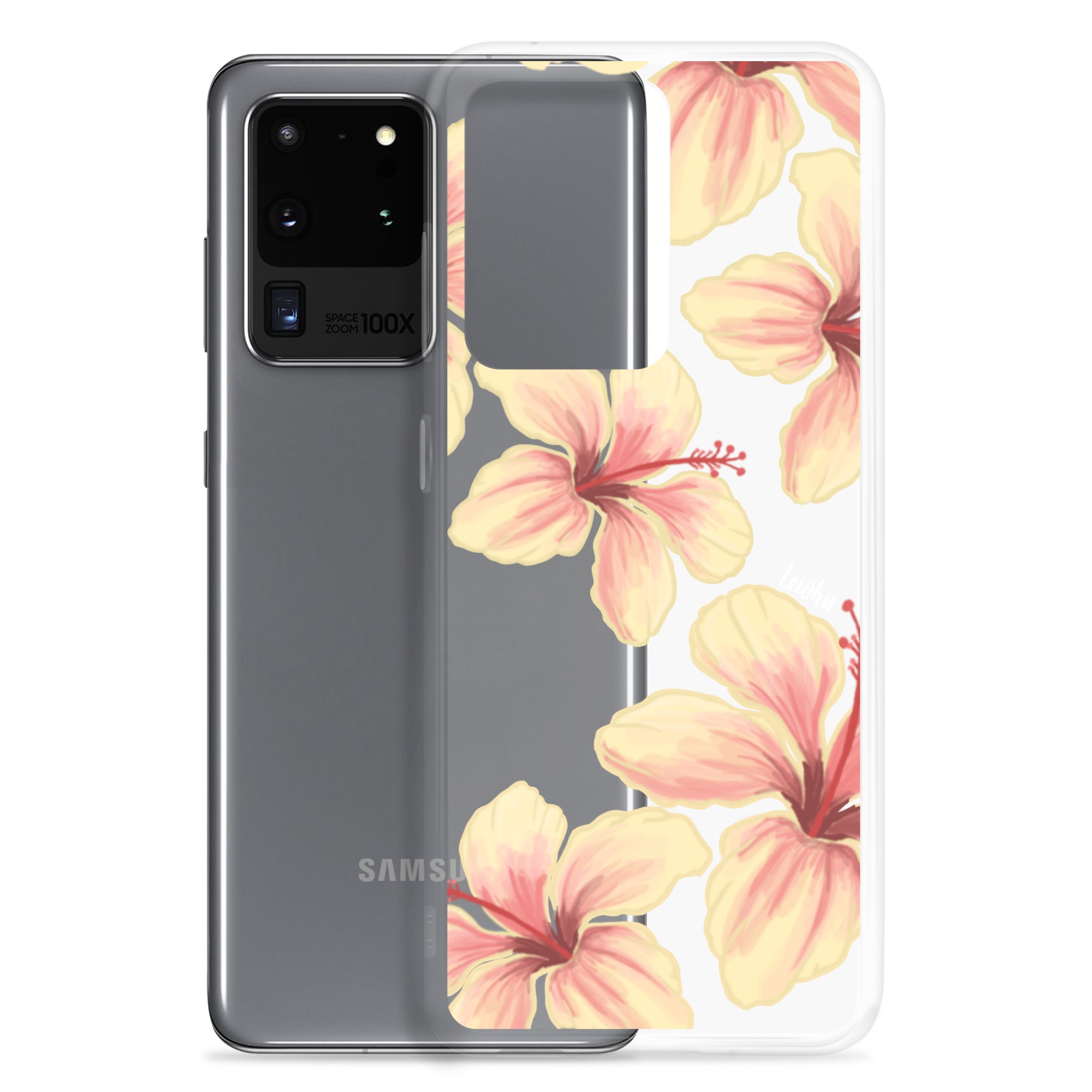 Hibiscus - Clear Case for Samsung® - LEIOHU DESIGNS