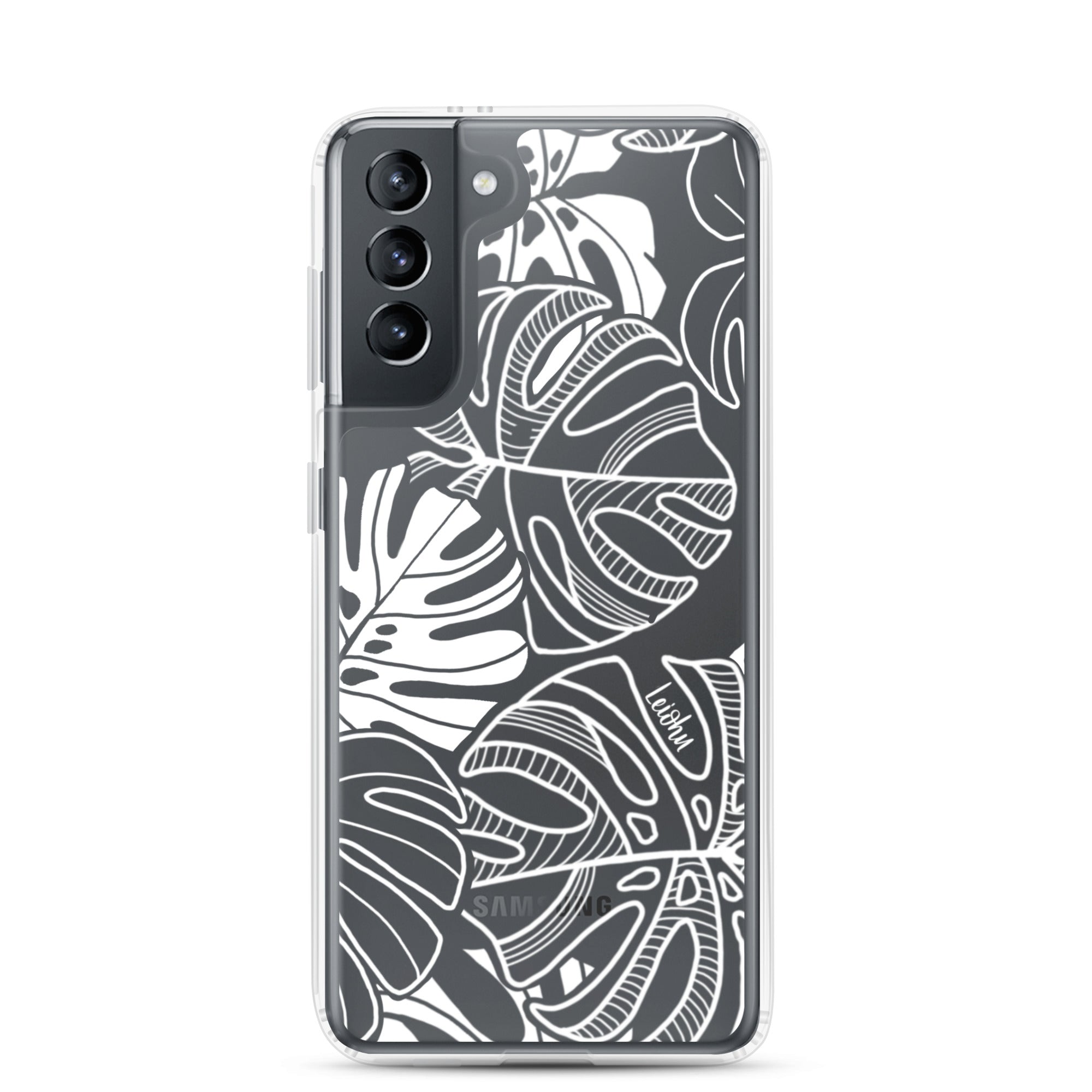 Monstera Dream - Clear Case for Samsung® - LEIOHU DESIGNS