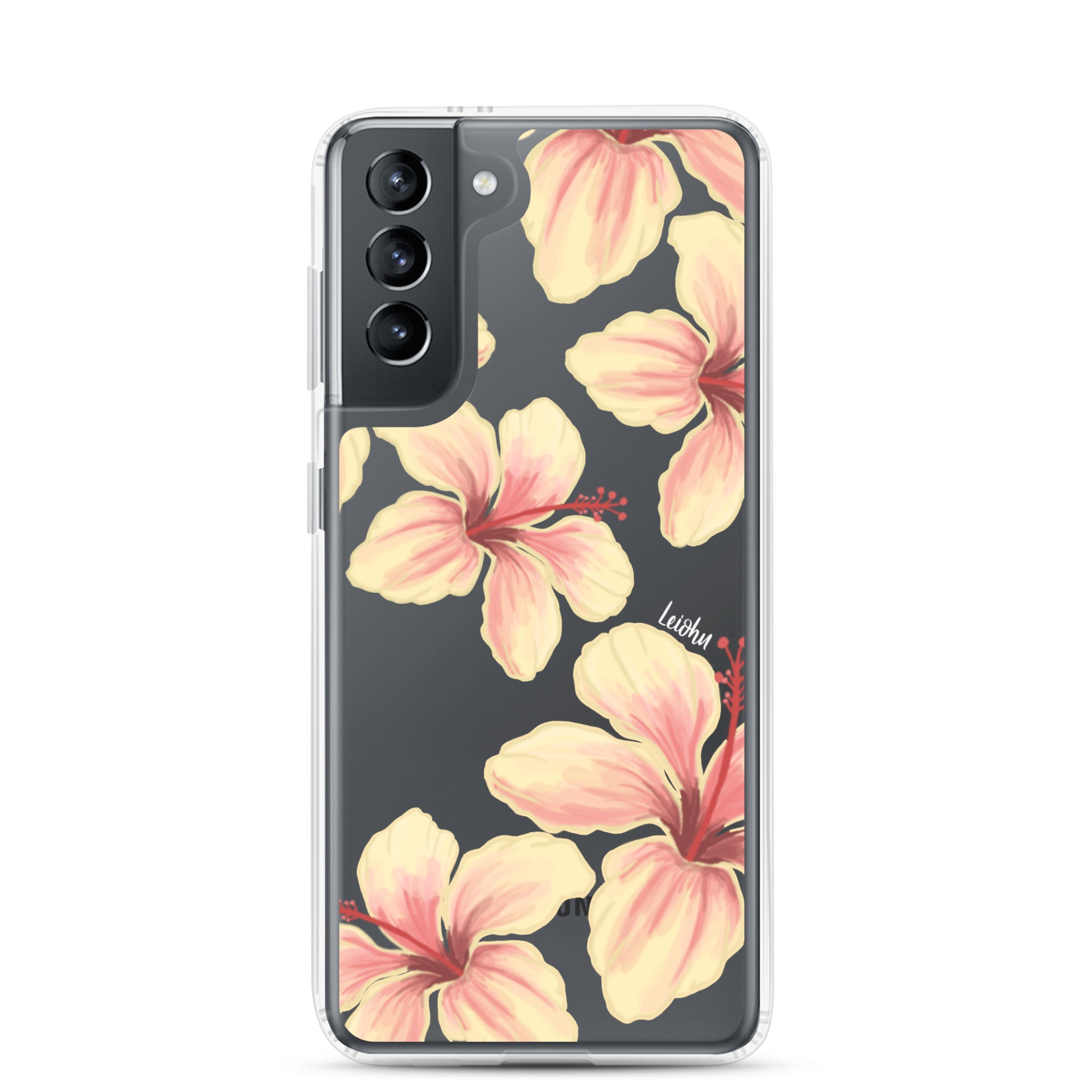 Hibiscus - Clear Case for Samsung® - LEIOHU DESIGNS