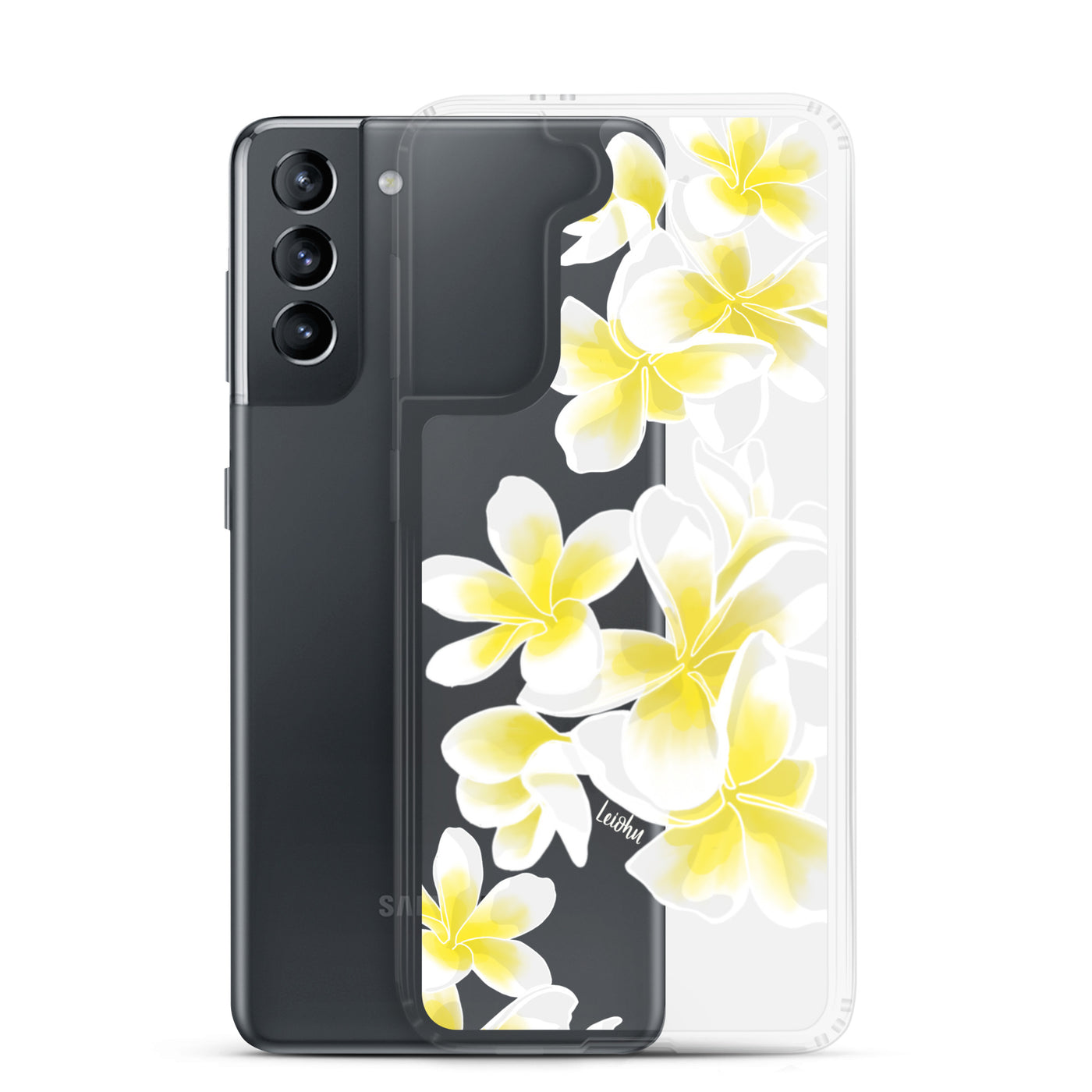 Plumeria - Clear Case for Samsung®