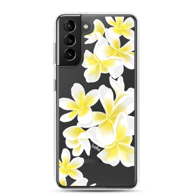 Plumeria - Clear Case for Samsung®