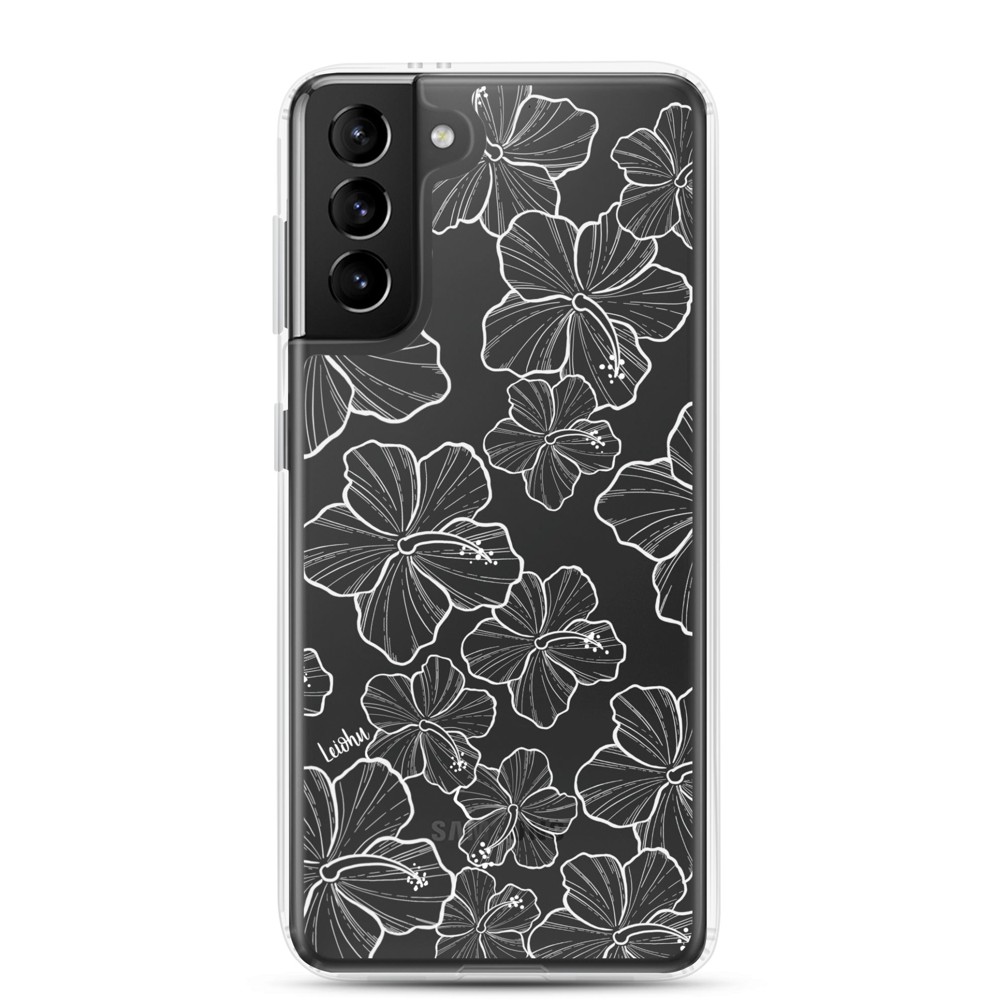 Hibiscus - Clear Case for Samsung® - LEIOHU DESIGNS