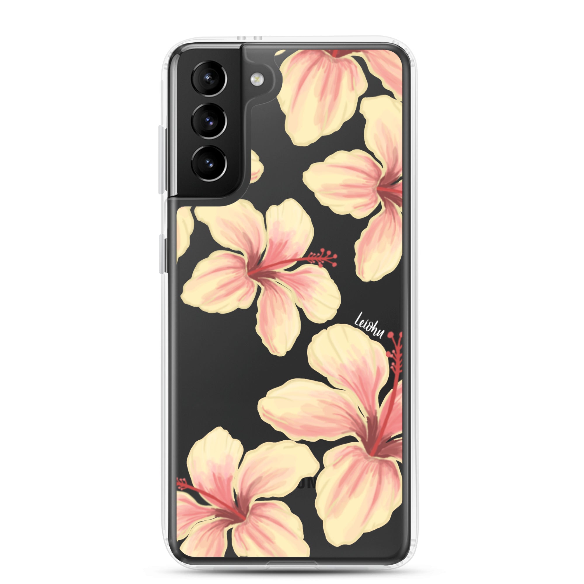 Hibiscus - Clear Case for Samsung® - LEIOHU DESIGNS