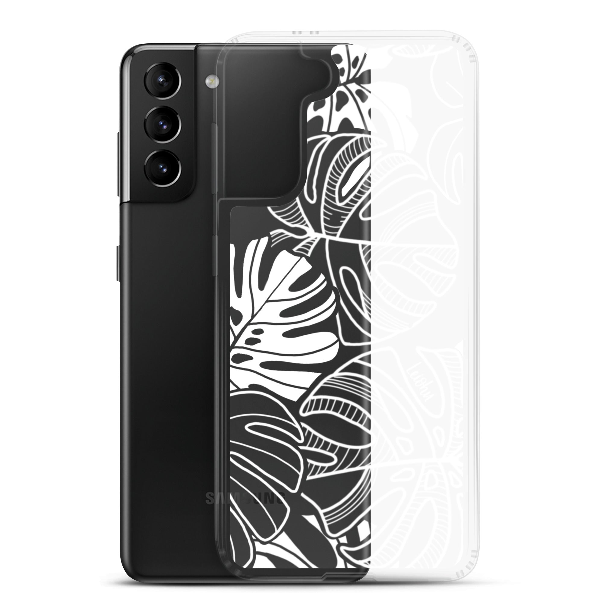 Monstera Dream - Clear Case for Samsung® - LEIOHU DESIGNS