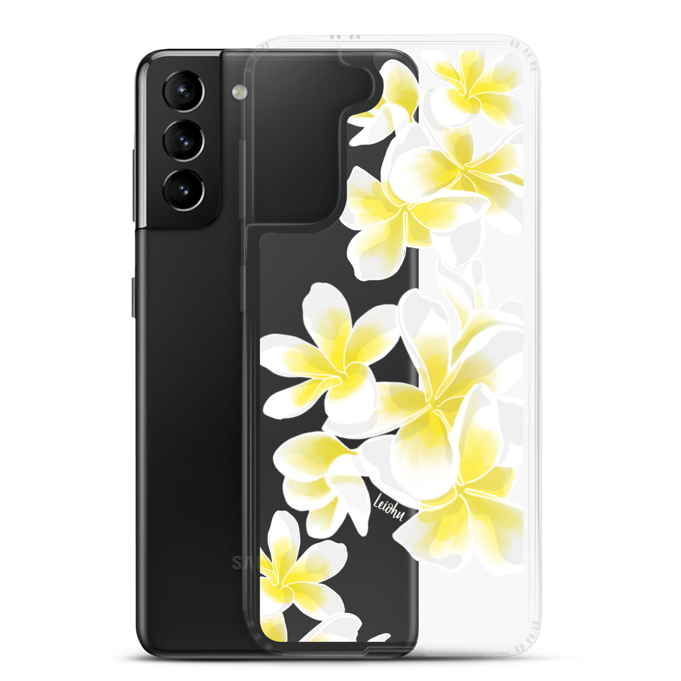 Plumeria - Clear Case for Samsung®