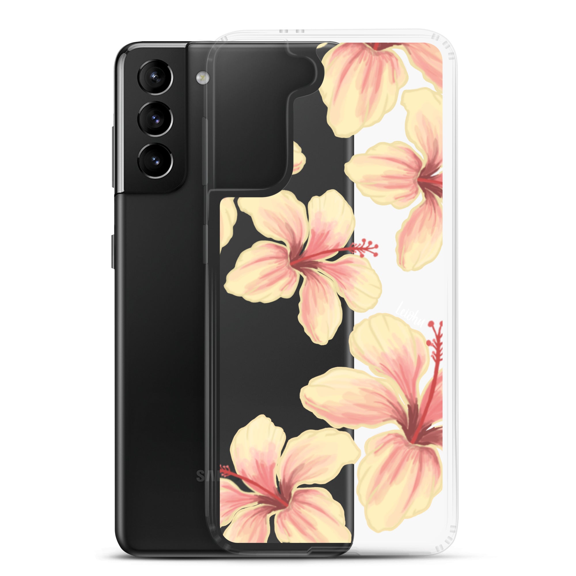 Hibiscus - Clear Case for Samsung® - LEIOHU DESIGNS