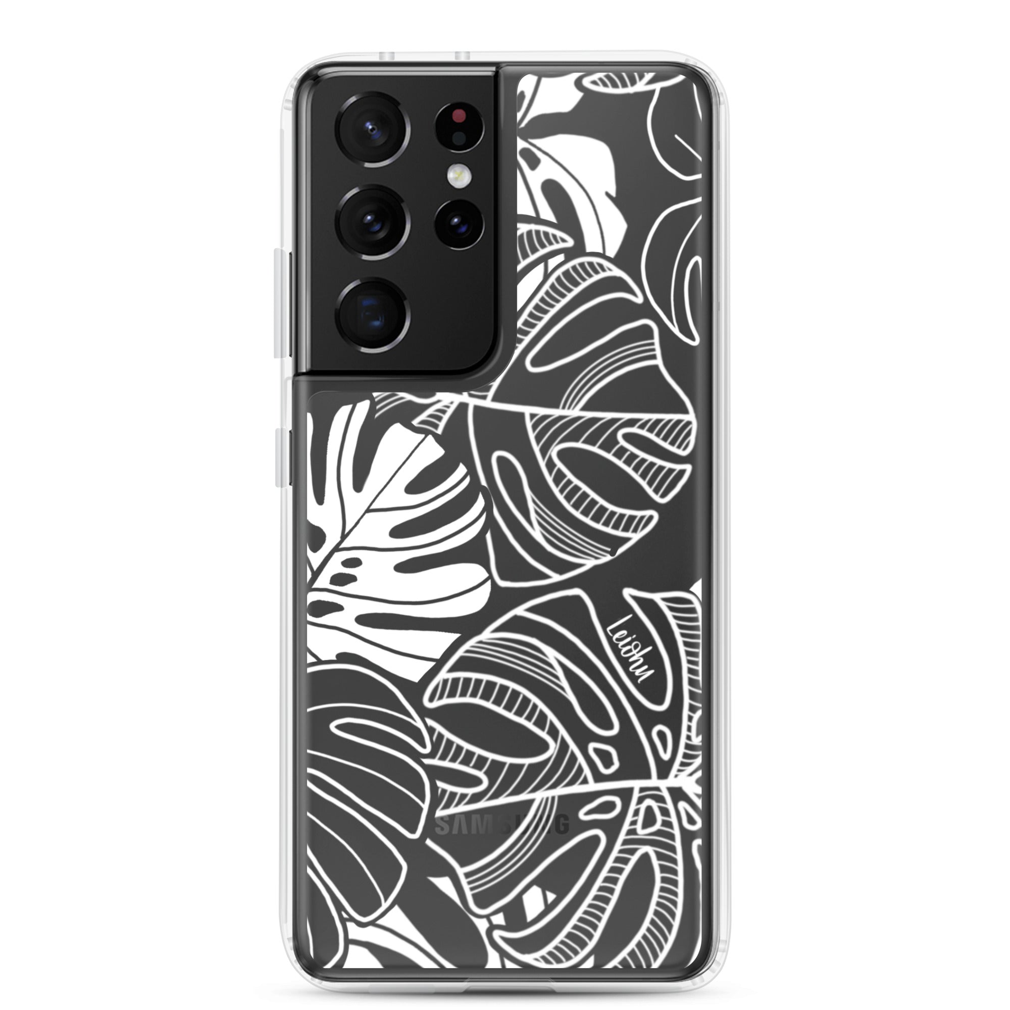 Monstera Dream - Clear Case for Samsung® - LEIOHU DESIGNS