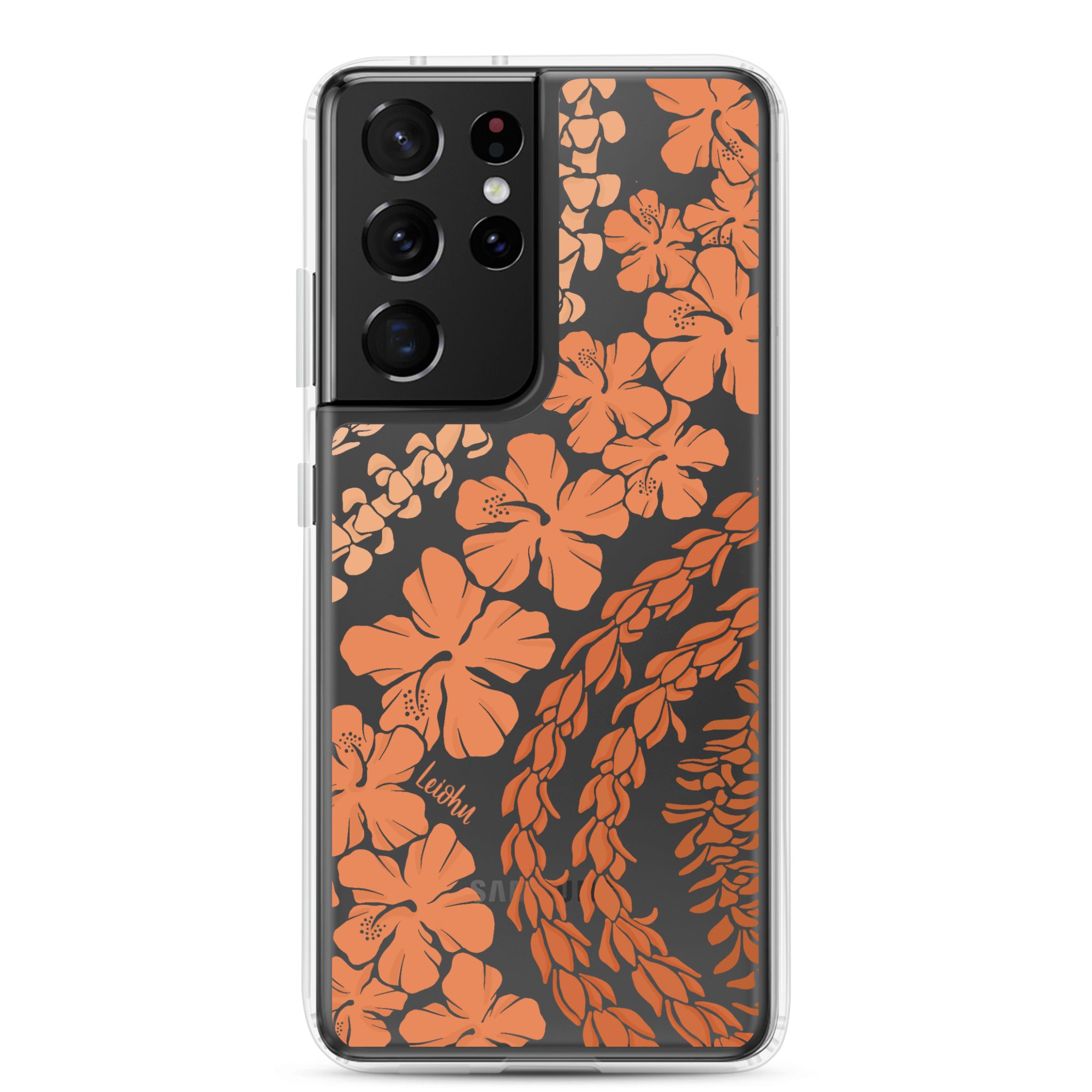 Groovy Lei - Warm - Clear Case for Samsung® - LEIOHU DESIGNS