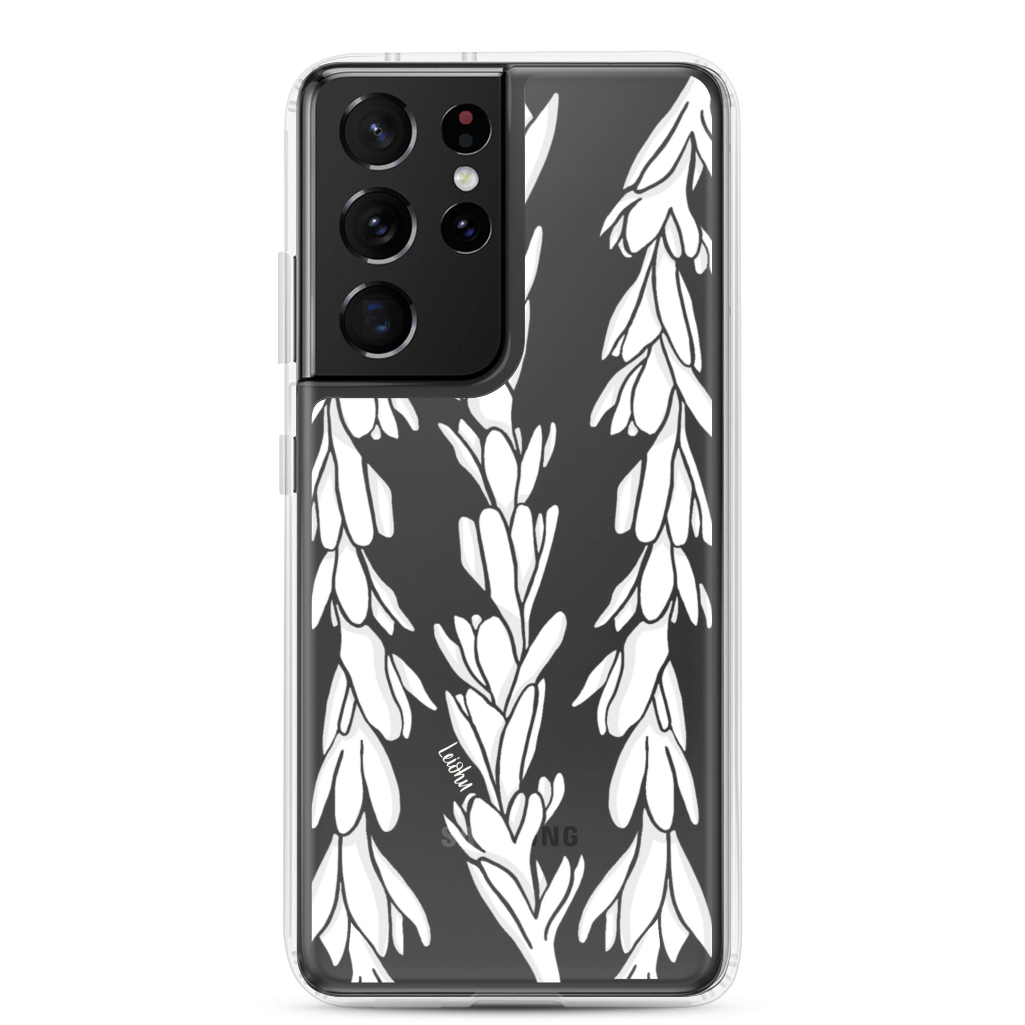 Tuberose Lei - Clear Case for Samsung® - LEIOHU DESIGNS