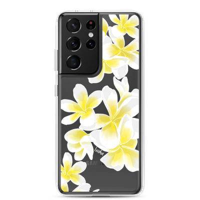 Plumeria - Clear Case for Samsung®