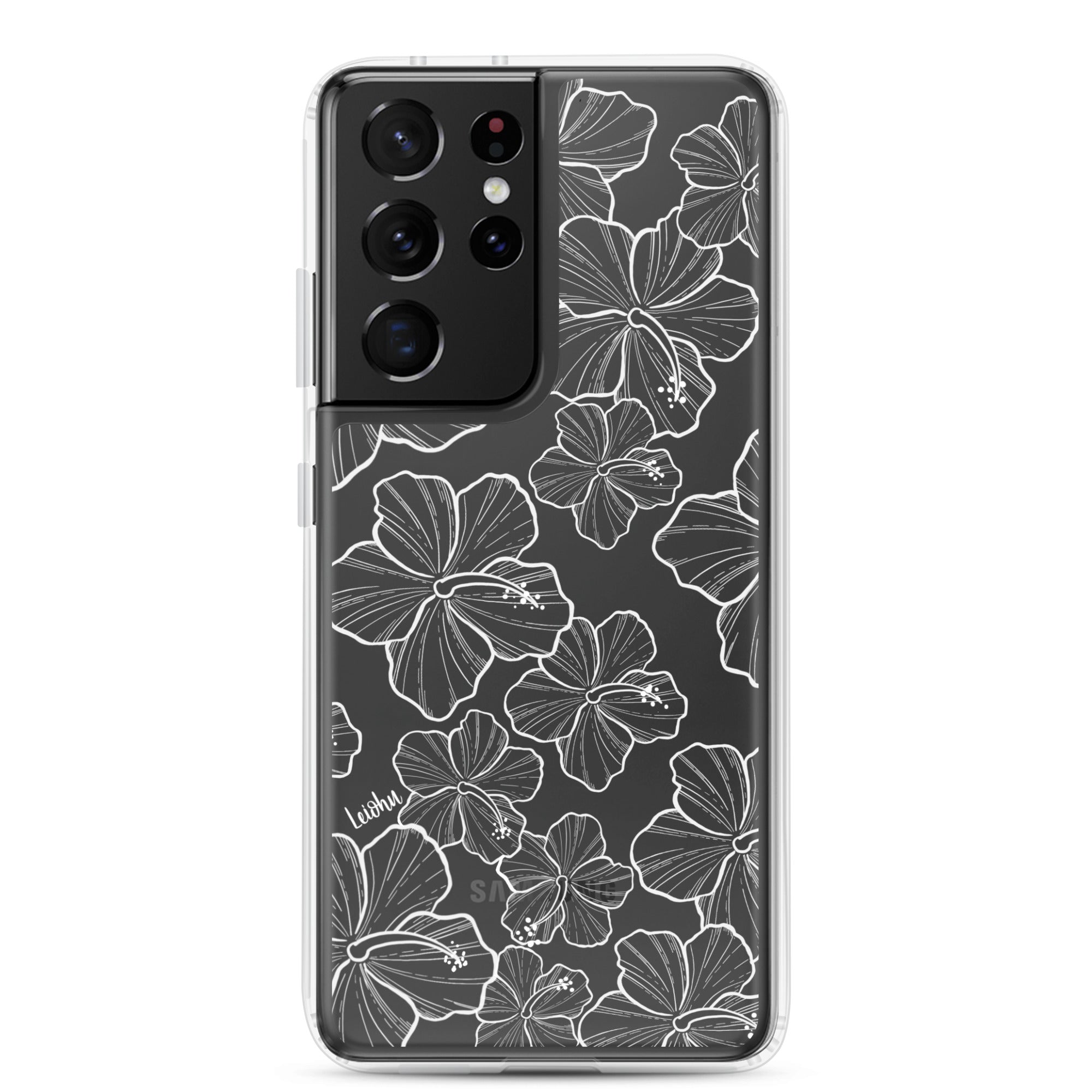 Hibiscus - Clear Case for Samsung® - LEIOHU DESIGNS