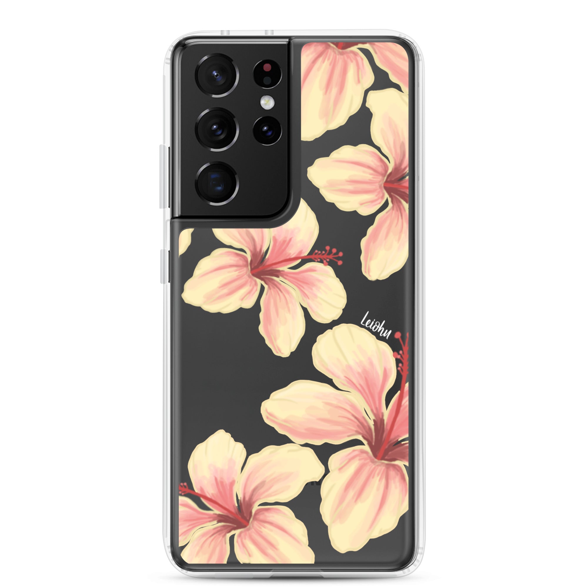 Hibiscus - Clear Case for Samsung® - LEIOHU DESIGNS