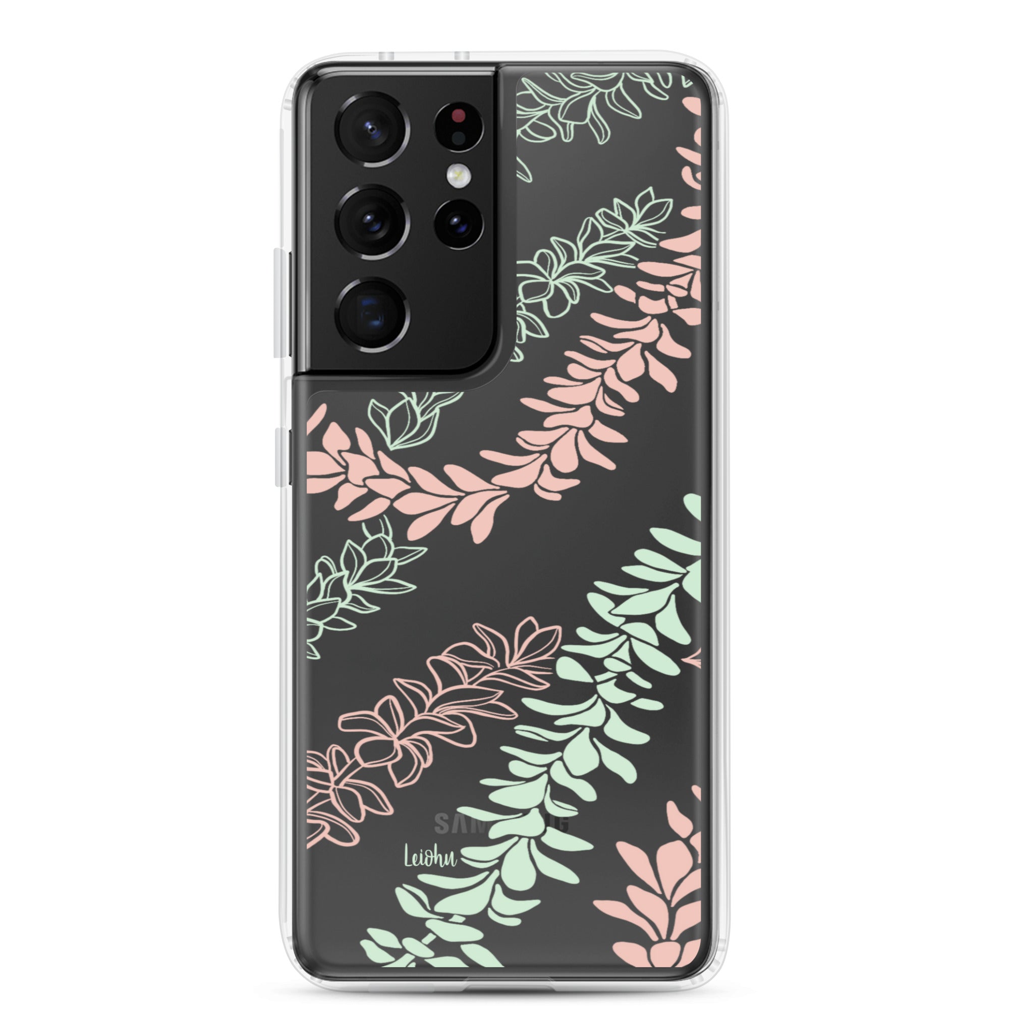 Groovy Pua Melia - Clear Case for Samsung® - LEIOHU DESIGNS