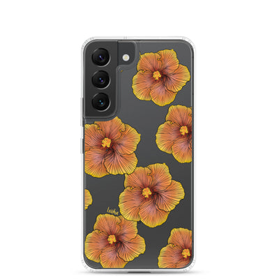 Sunrise Hibiscus - Clear Case for Samsung®