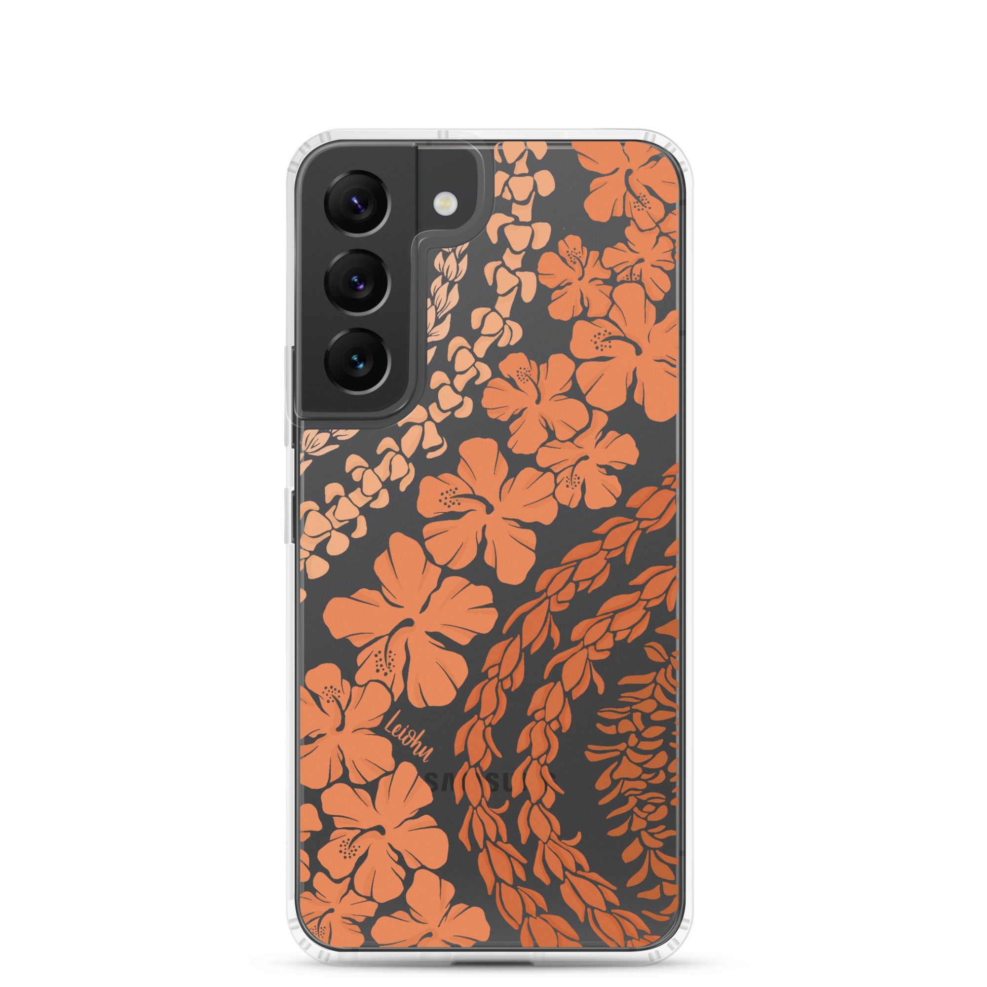 Groovy Lei - Warm - Clear Case for Samsung® - LEIOHU DESIGNS