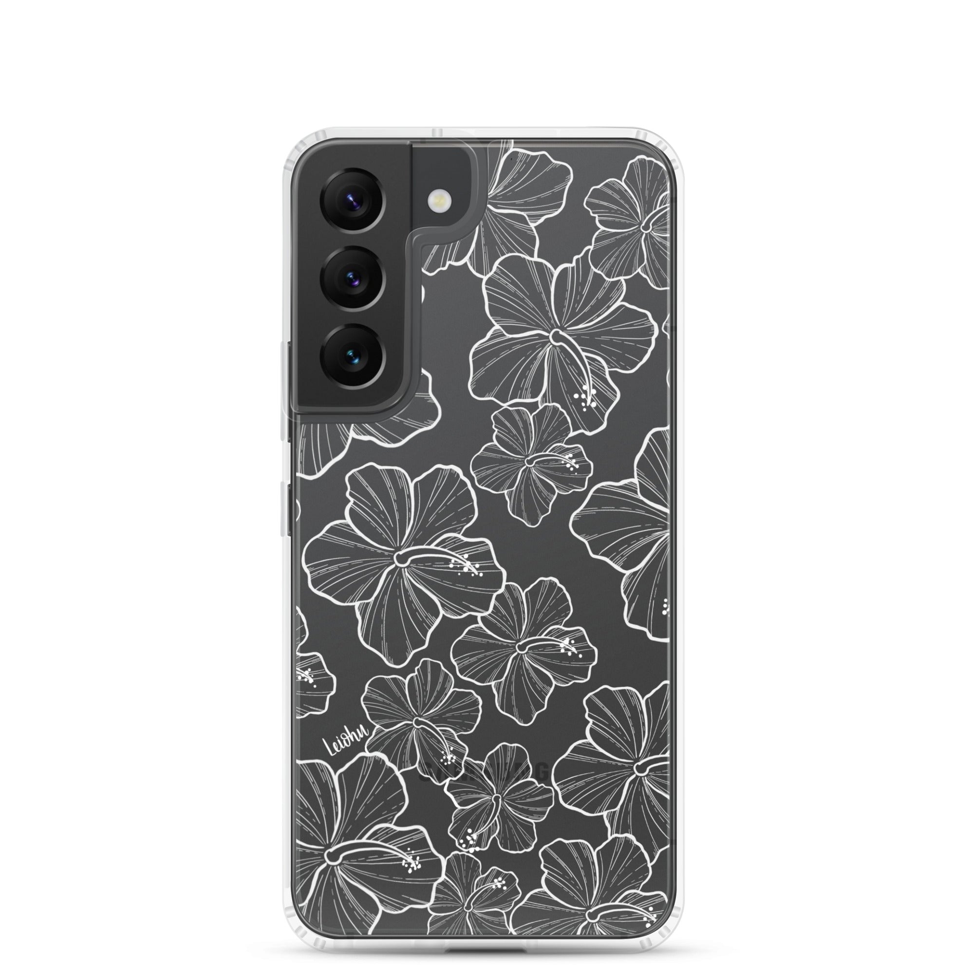 Hibiscus - Clear Case for Samsung® - LEIOHU DESIGNS