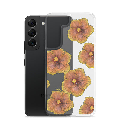 Sunrise Hibiscus - Clear Case for Samsung®