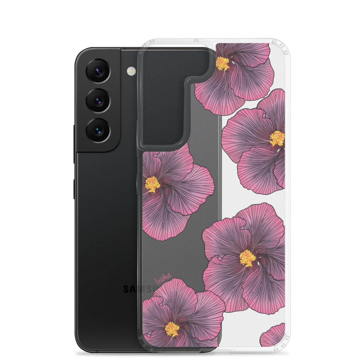 Sunset Hibiscus - Clear Case for Samsung®