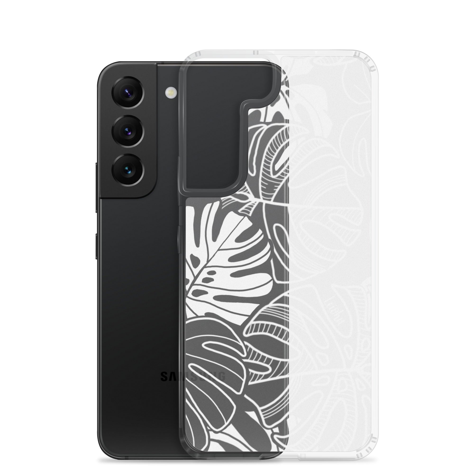 Monstera Dream - Clear Case for Samsung® - LEIOHU DESIGNS