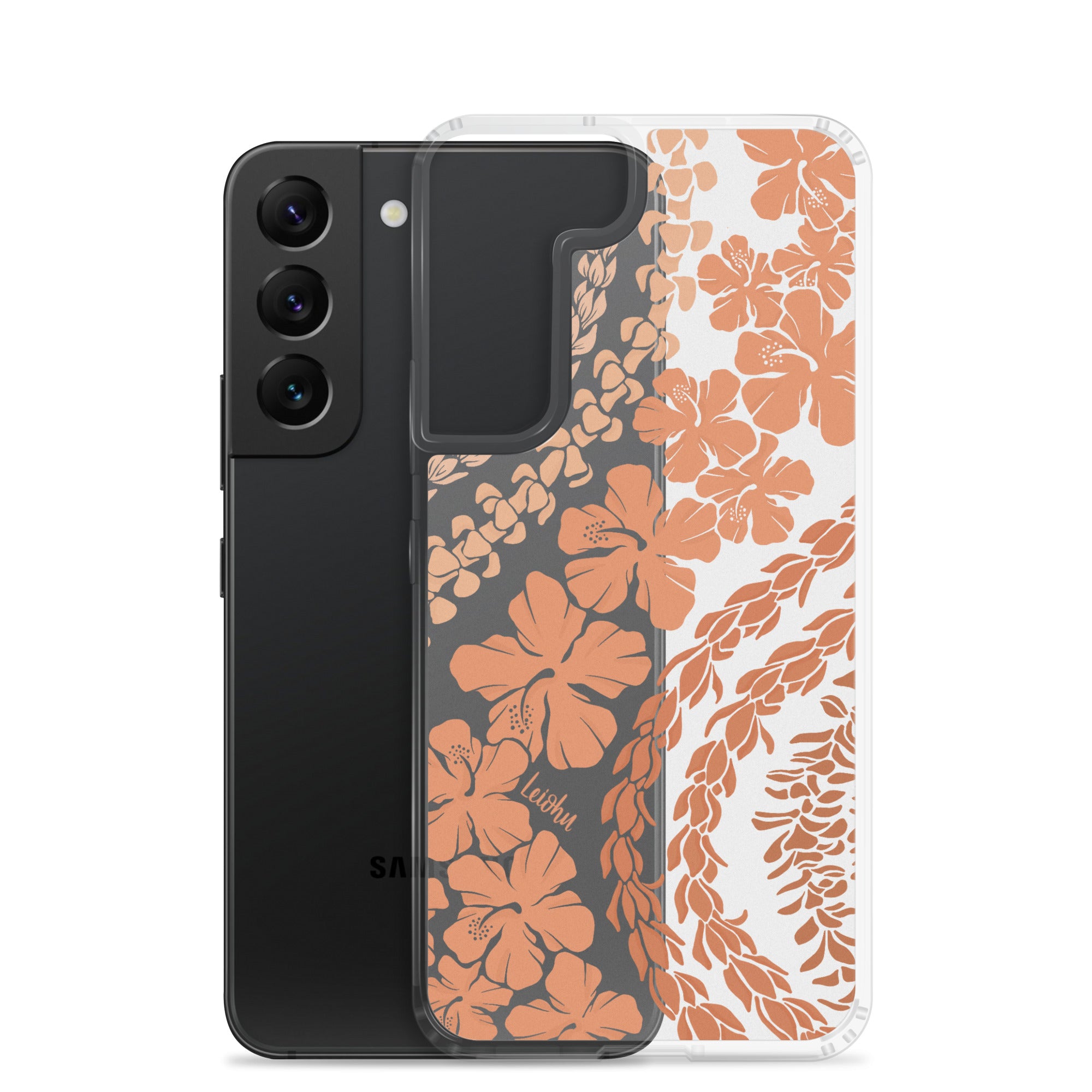 Groovy Lei - Warm - Clear Case for Samsung® - LEIOHU DESIGNS