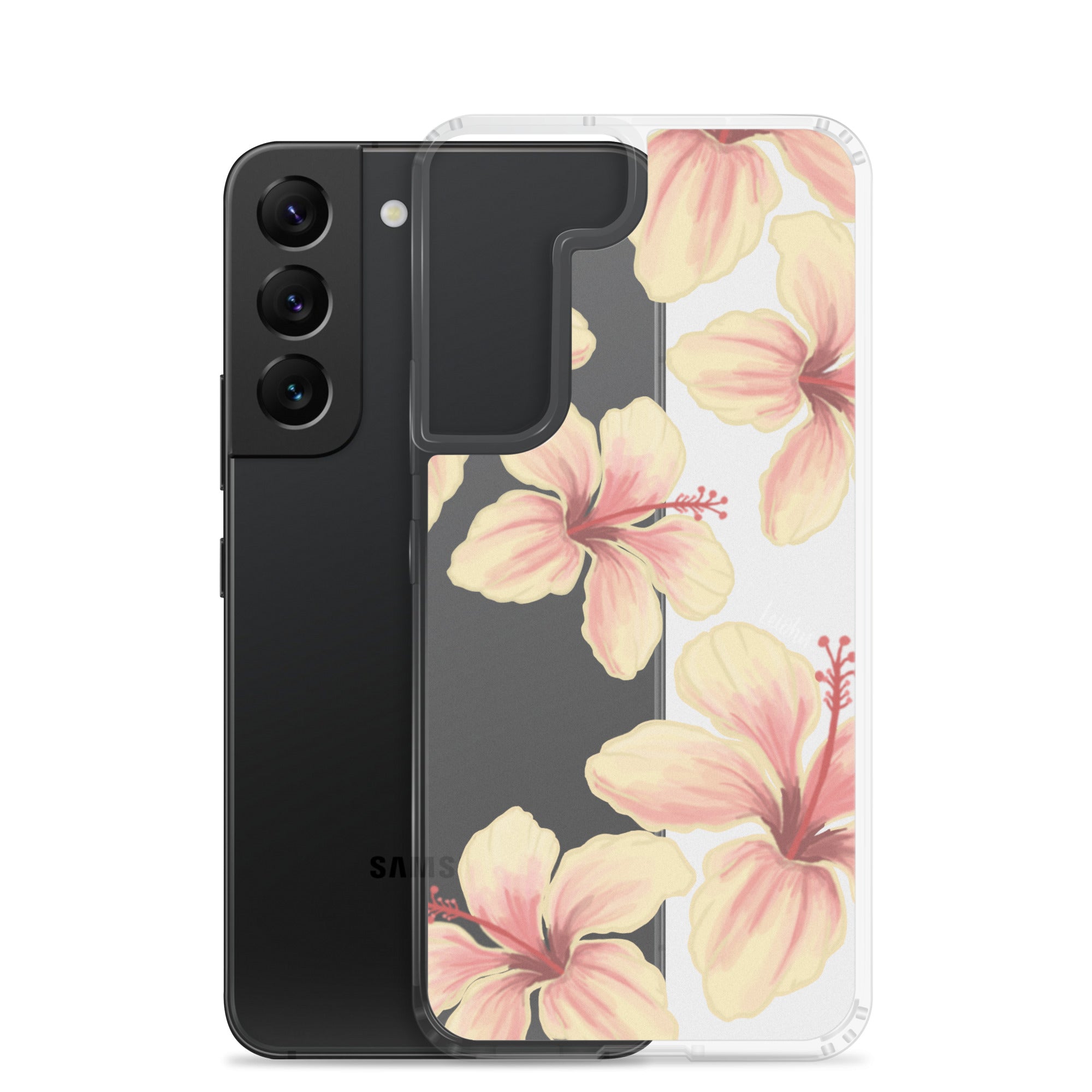 Hibiscus - Clear Case for Samsung® - LEIOHU DESIGNS