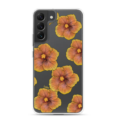 Sunrise Hibiscus - Clear Case for Samsung®