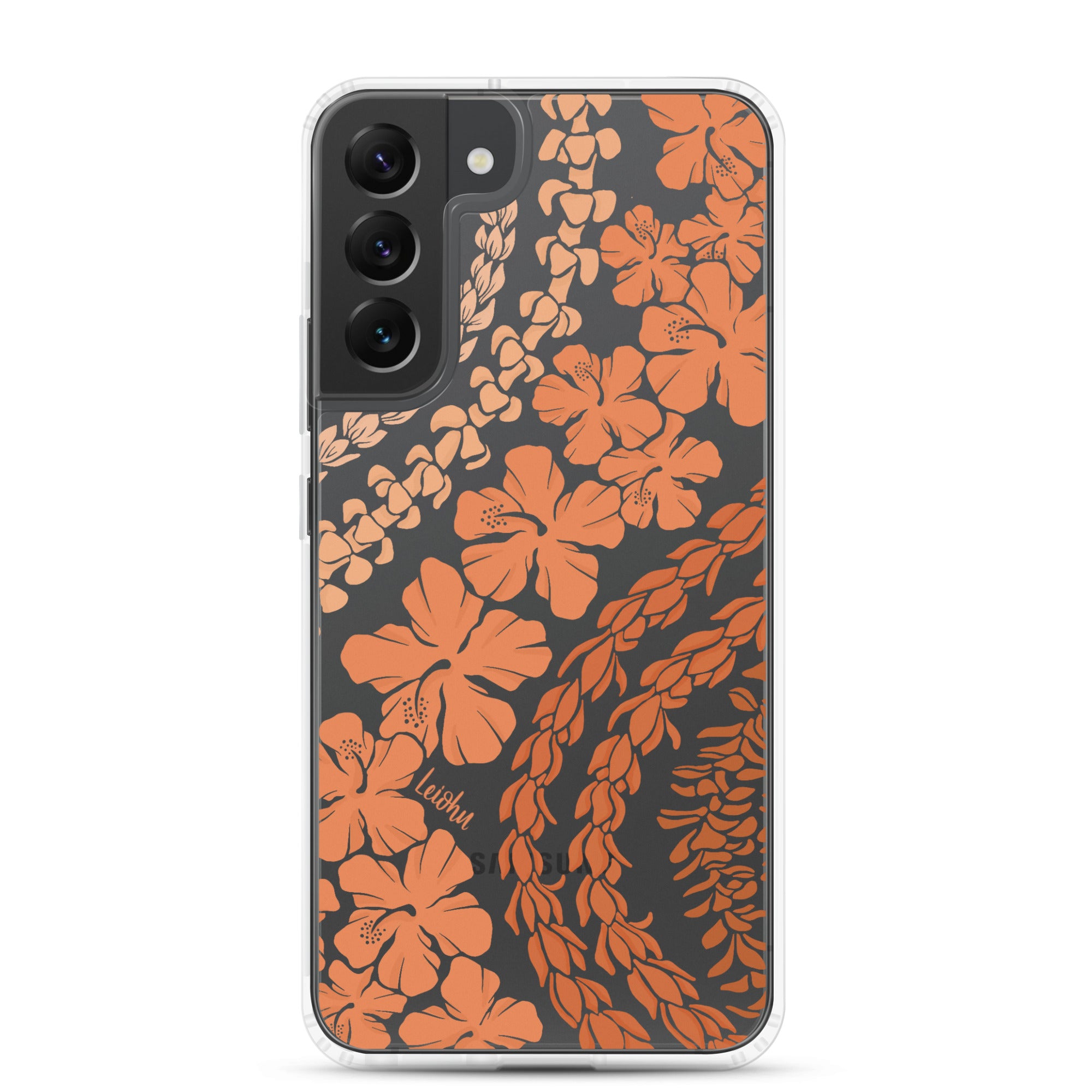 Groovy Lei - Warm - Clear Case for Samsung® - LEIOHU DESIGNS