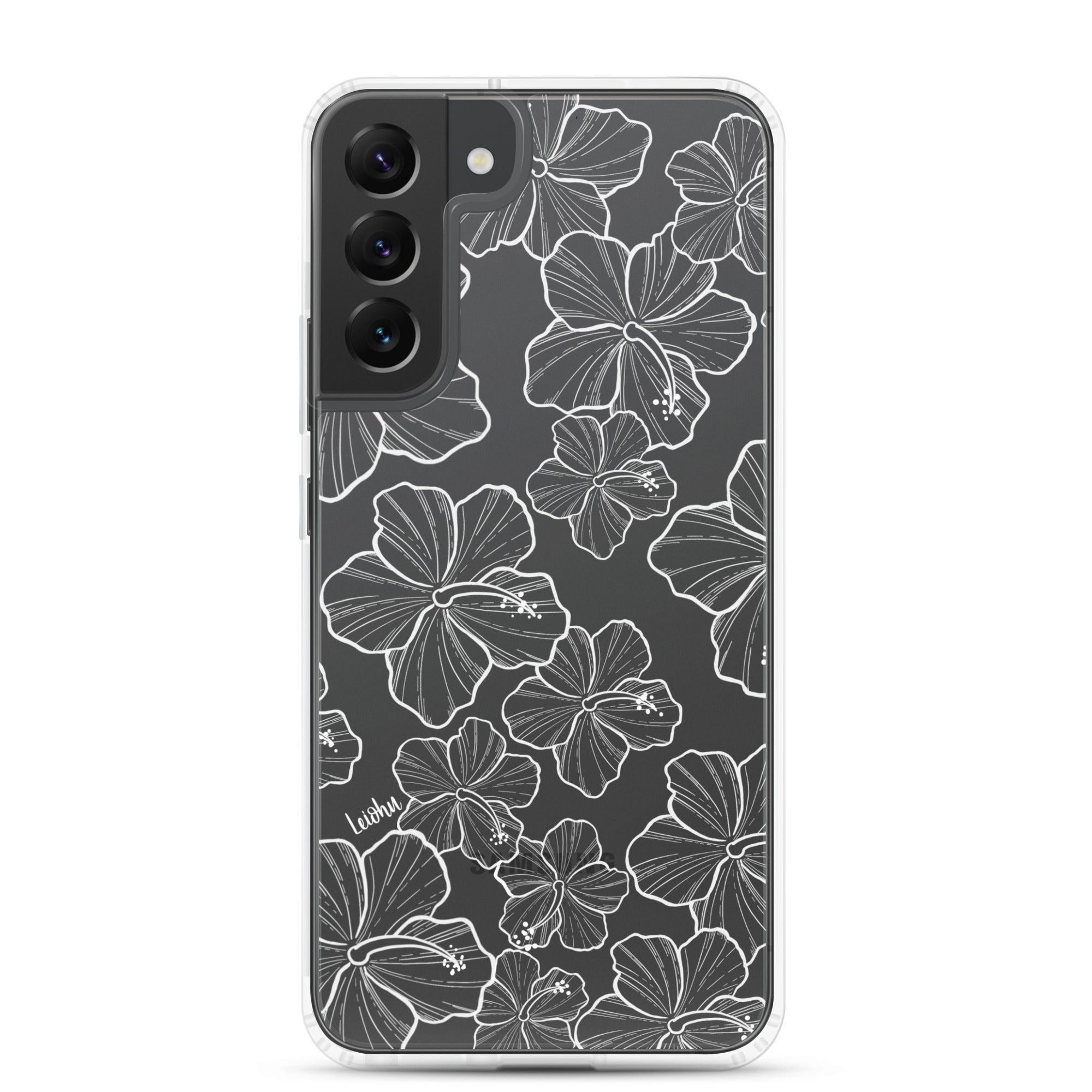 Hibiscus - Clear Case for Samsung® - LEIOHU DESIGNS