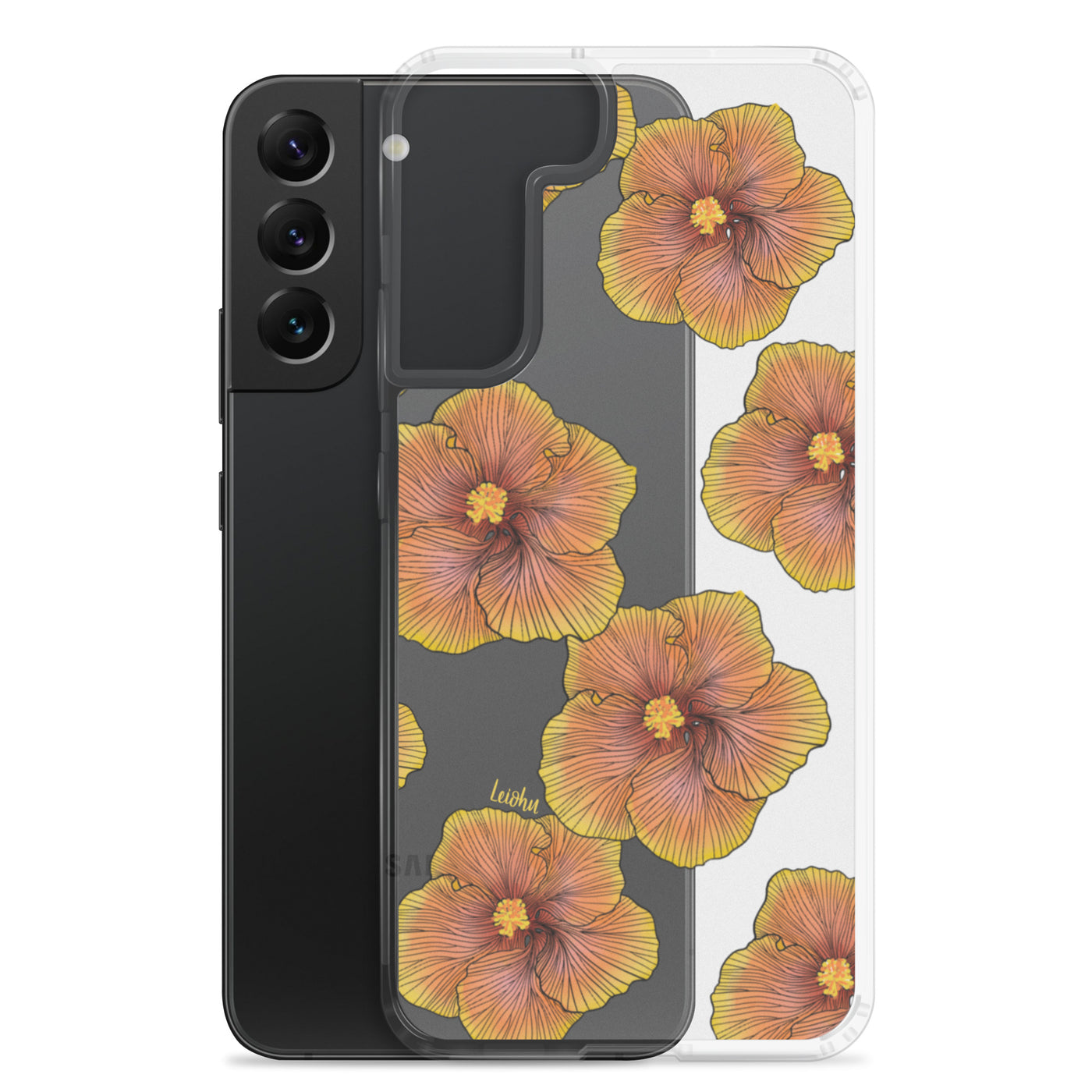 Sunrise Hibiscus - Clear Case for Samsung®