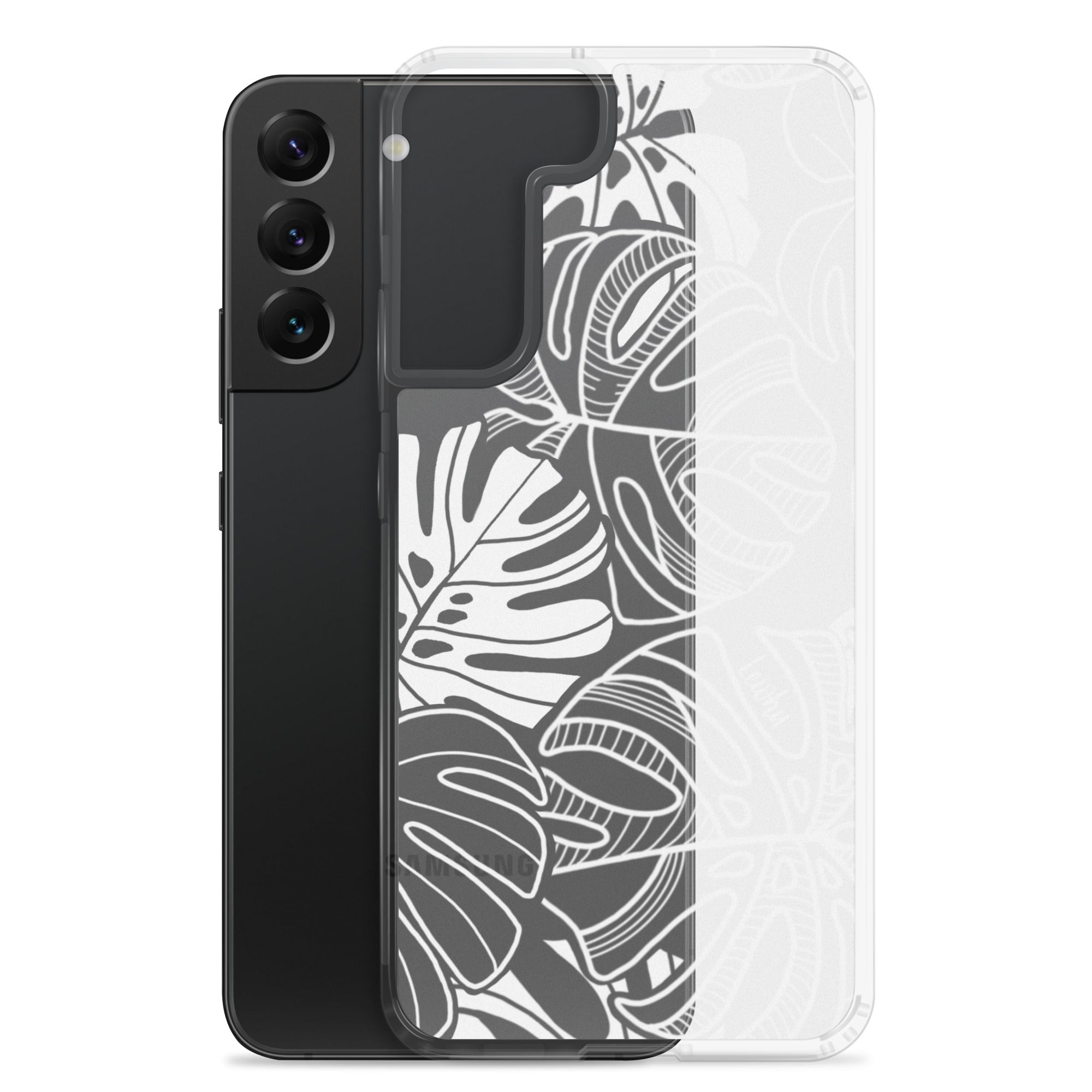 Monstera Dream - Clear Case for Samsung® - LEIOHU DESIGNS