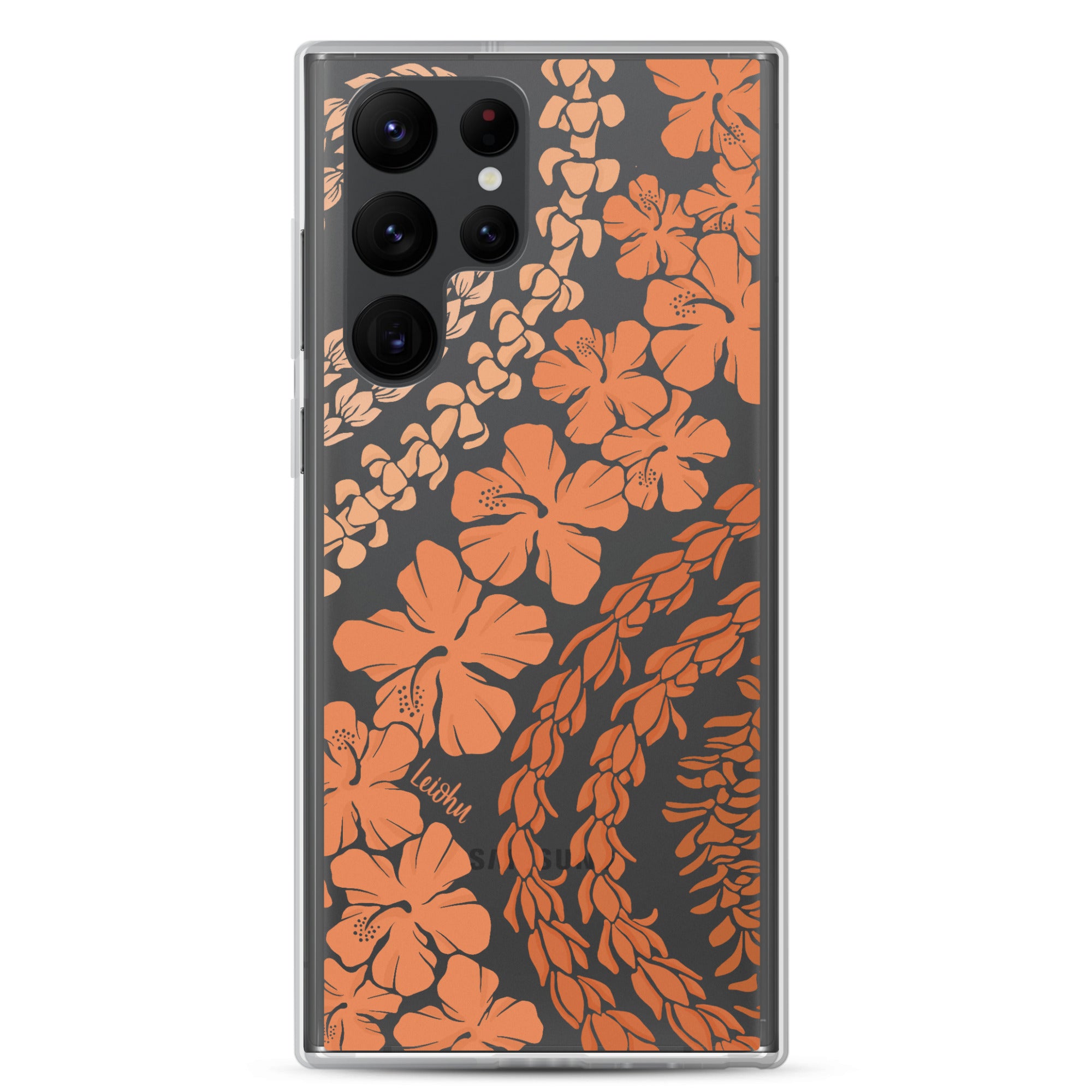 Groovy Lei - Warm - Clear Case for Samsung® - LEIOHU DESIGNS