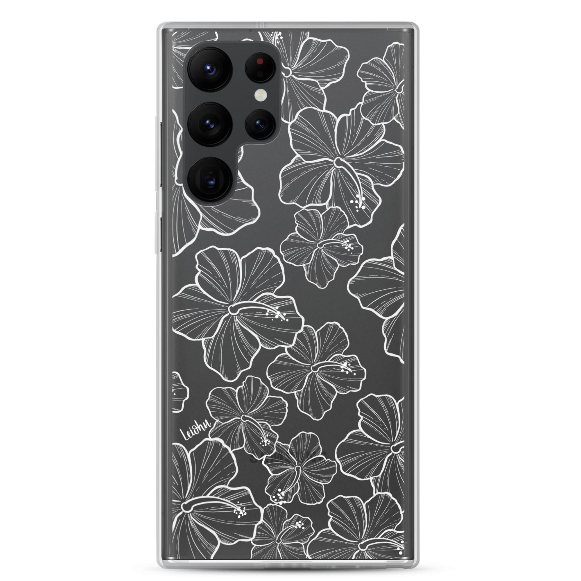 Hibiscus - Clear Case for Samsung® - LEIOHU DESIGNS