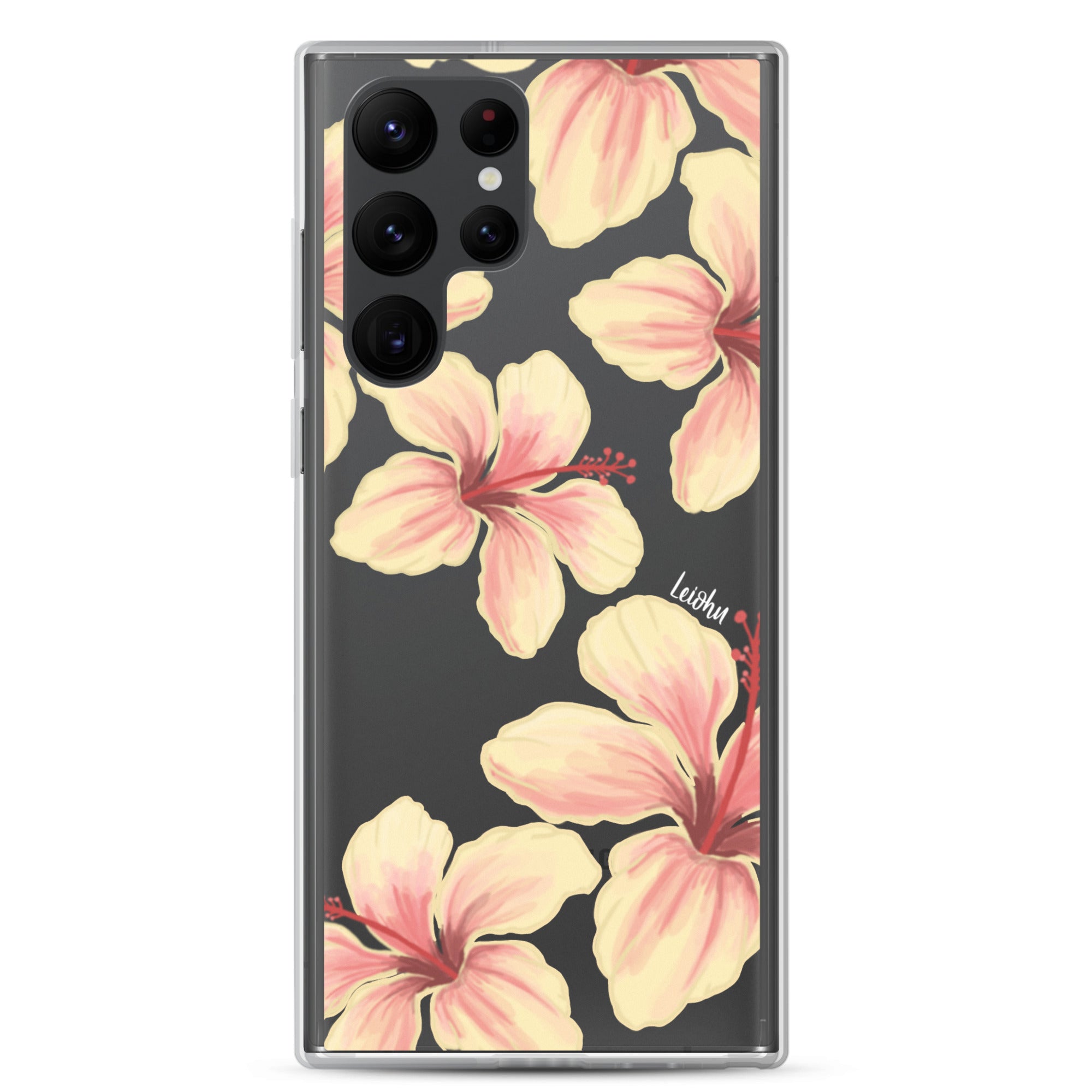 Hibiscus - Clear Case for Samsung® - LEIOHU DESIGNS