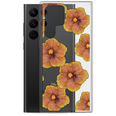 Sunrise Hibiscus - Clear Case for Samsung®