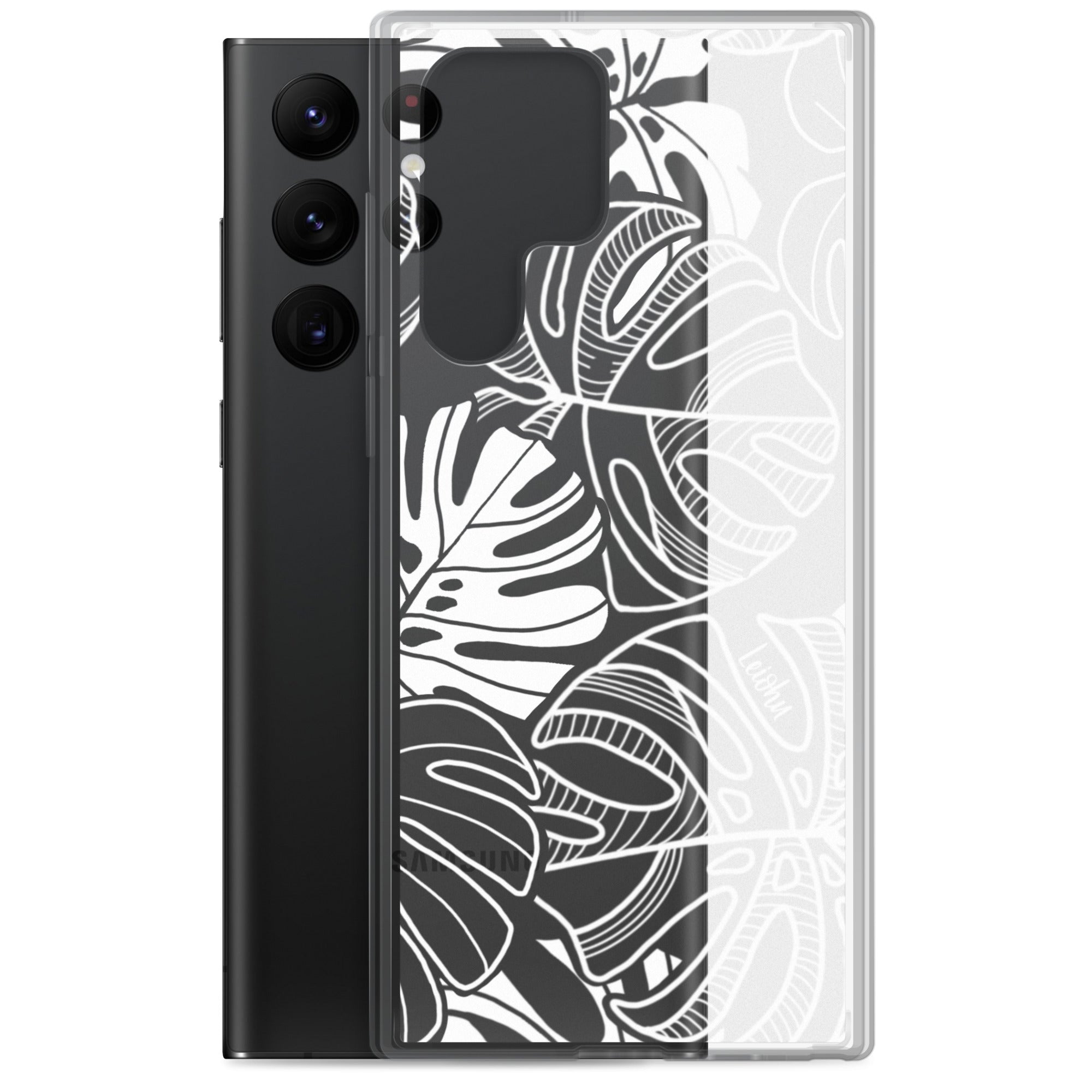 Monstera Dream - Clear Case for Samsung® - LEIOHU DESIGNS