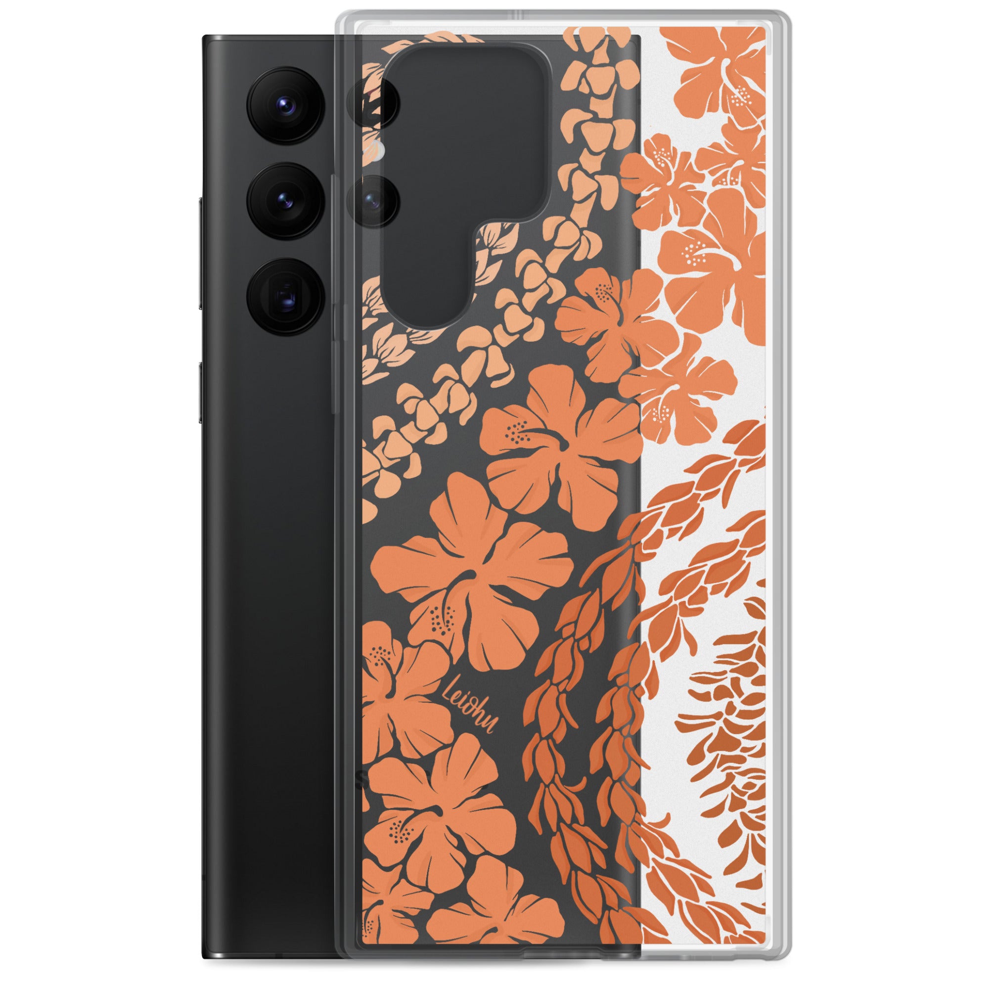 Groovy Lei - Warm - Clear Case for Samsung® - LEIOHU DESIGNS