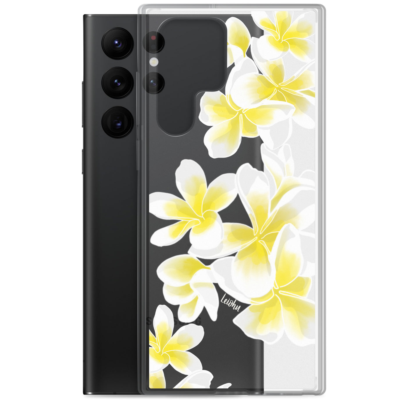 Plumeria - Clear Case for Samsung®