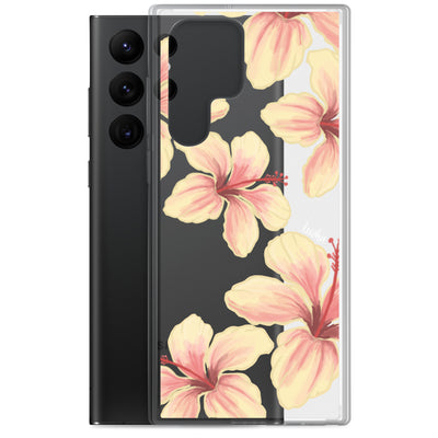 Hibiscus - Clear Case for Samsung®